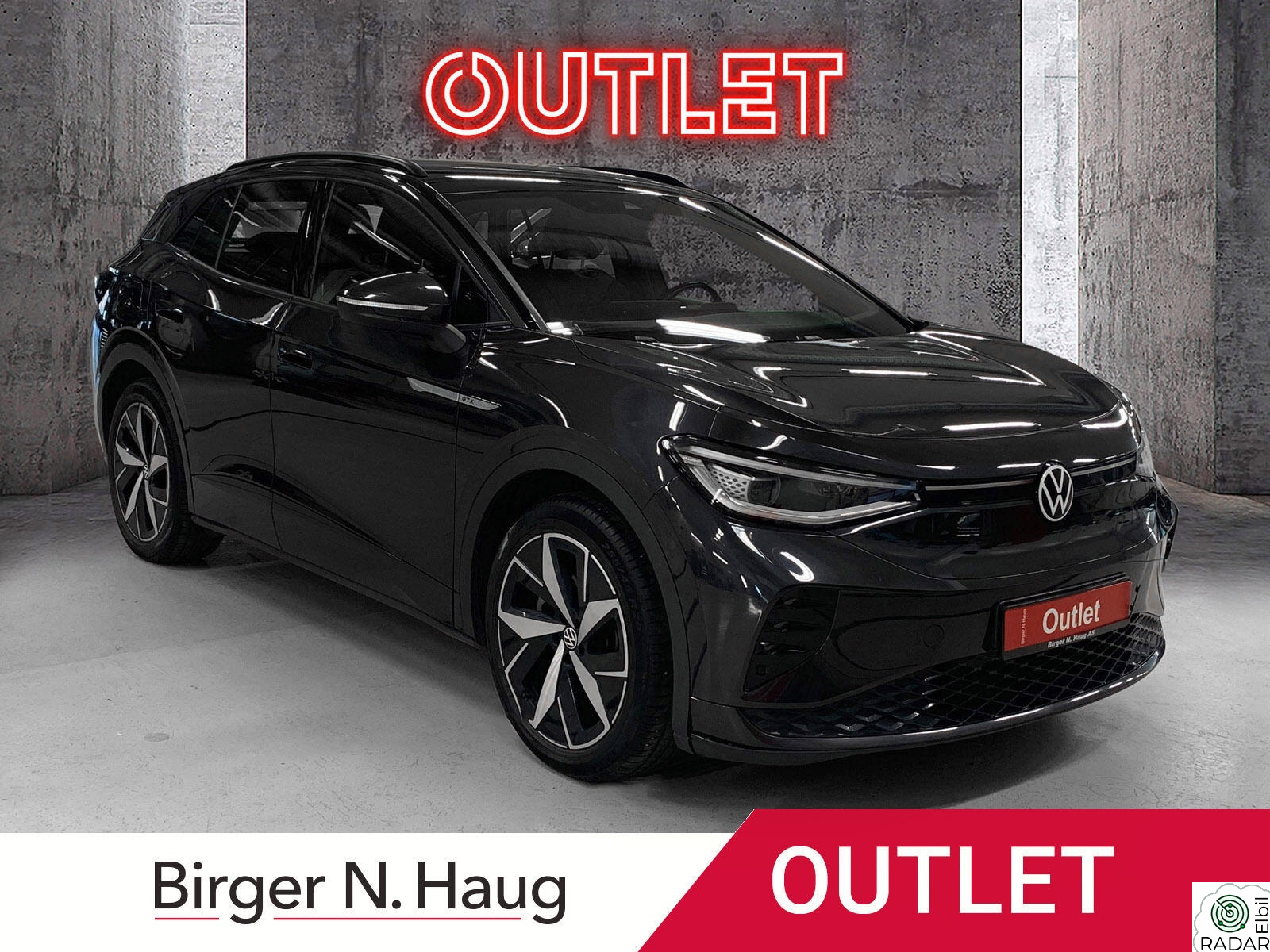 VOLKSWAGEN ID.4 GTX 220 KW 77kWh 299hk 4MOTION Outlet/ Romslig med firehjulstrekk