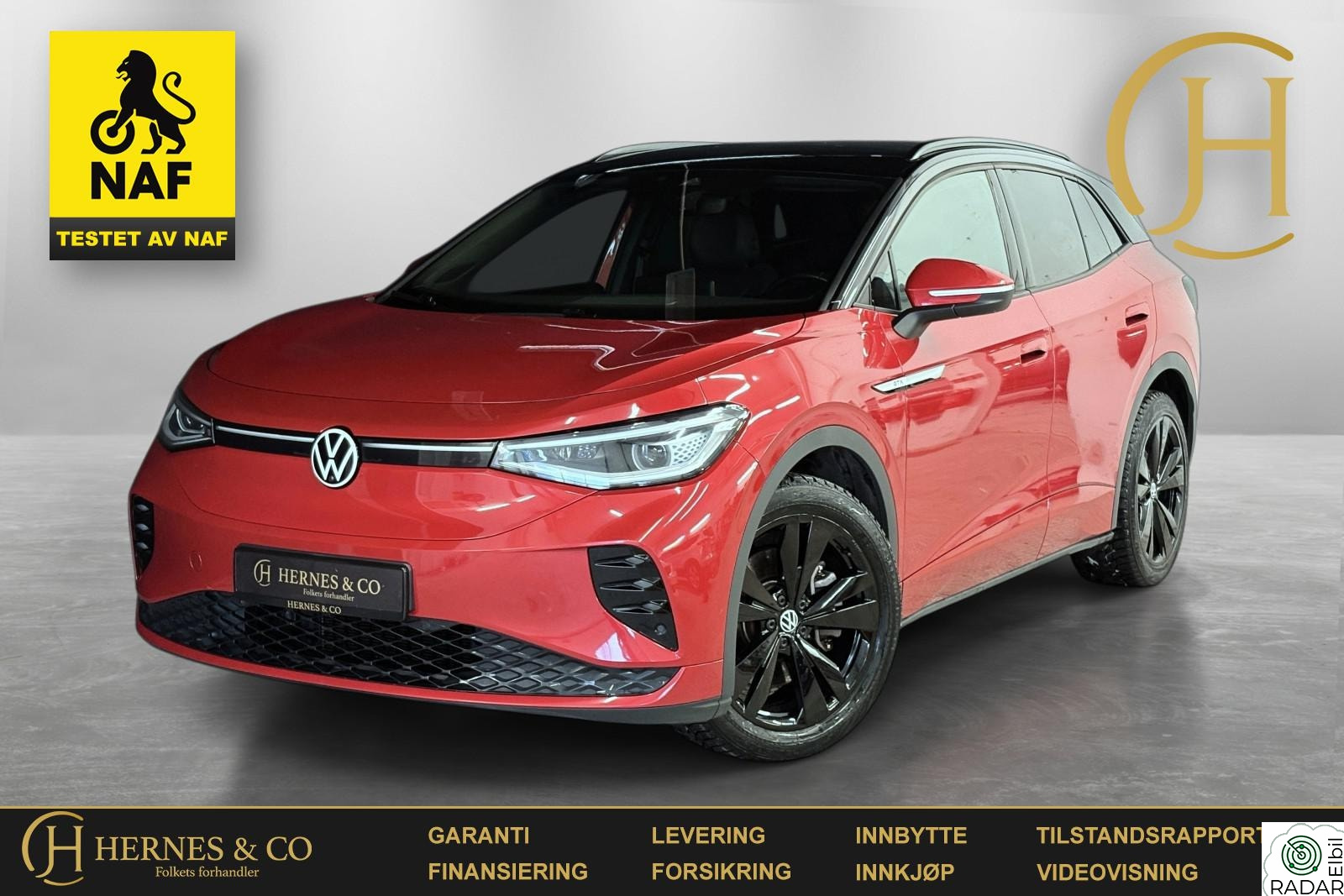 VOLKSWAGEN ID.4 GTX 220 KW 220KW/299hk/AWD/Pano/R.Kamera/Krok/Head-Up/NAF/S+V+