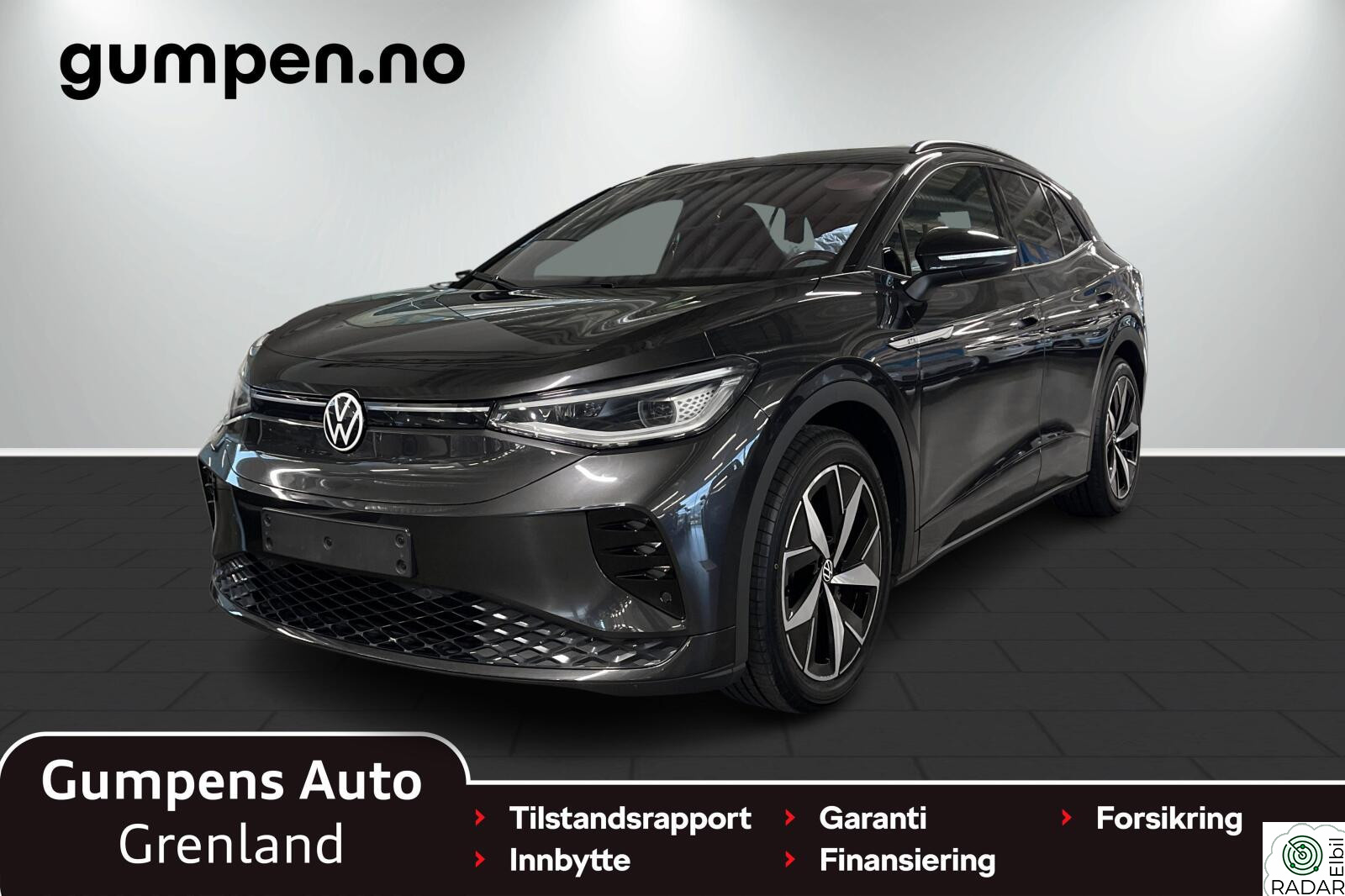 VOLKSWAGEN ID.4 GTX 220 KW 77kwh El.seter/Kamera/Fjernlysass/Navi/Matrix