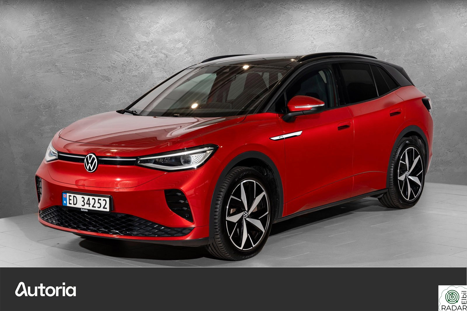 VOLKSWAGEN ID.4 GTX 220 KW GTX/ 77kwh/EL-SETER/HENGERFESTE/RYGGEKAMERA/+++