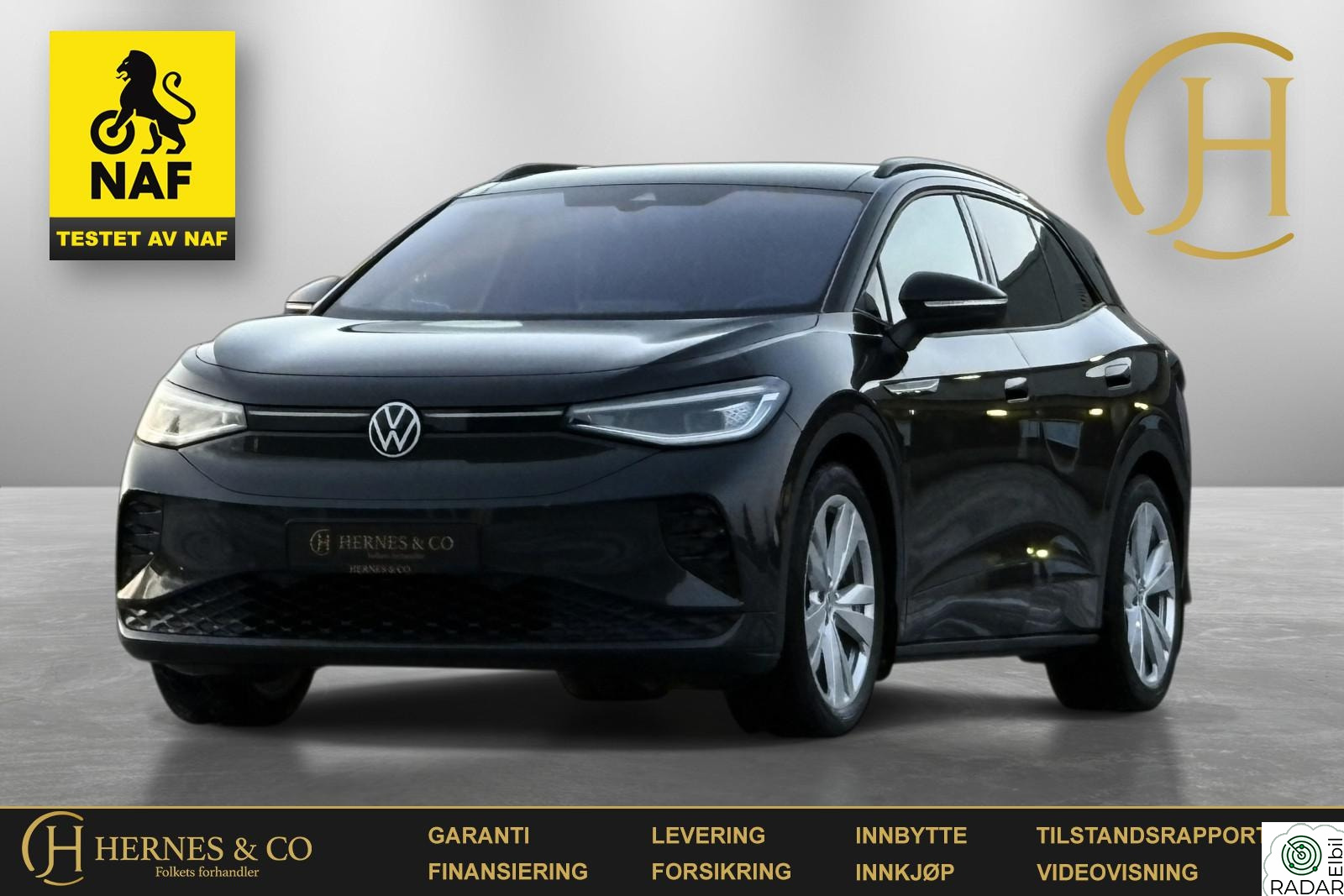 VOLKSWAGEN ID.4 GTX 220 KW 220KW/299hk/Topp-utstyrt!/AWD/Pano/360/Krok/NAF/Service