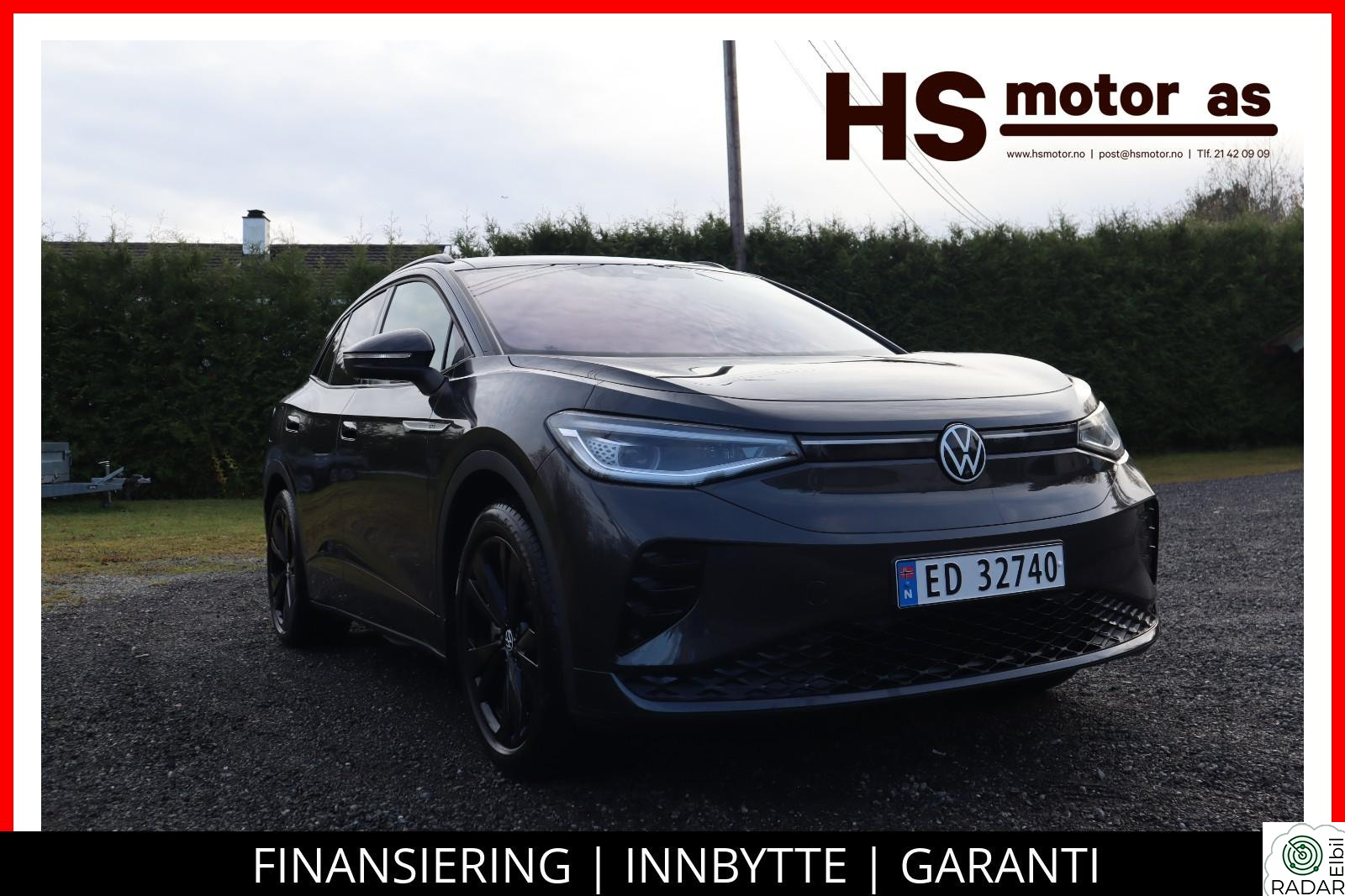 VOLKSWAGEN ID.4 GTX 220 KW Top Sport seter/Panorama/Krok/Mye utstyr