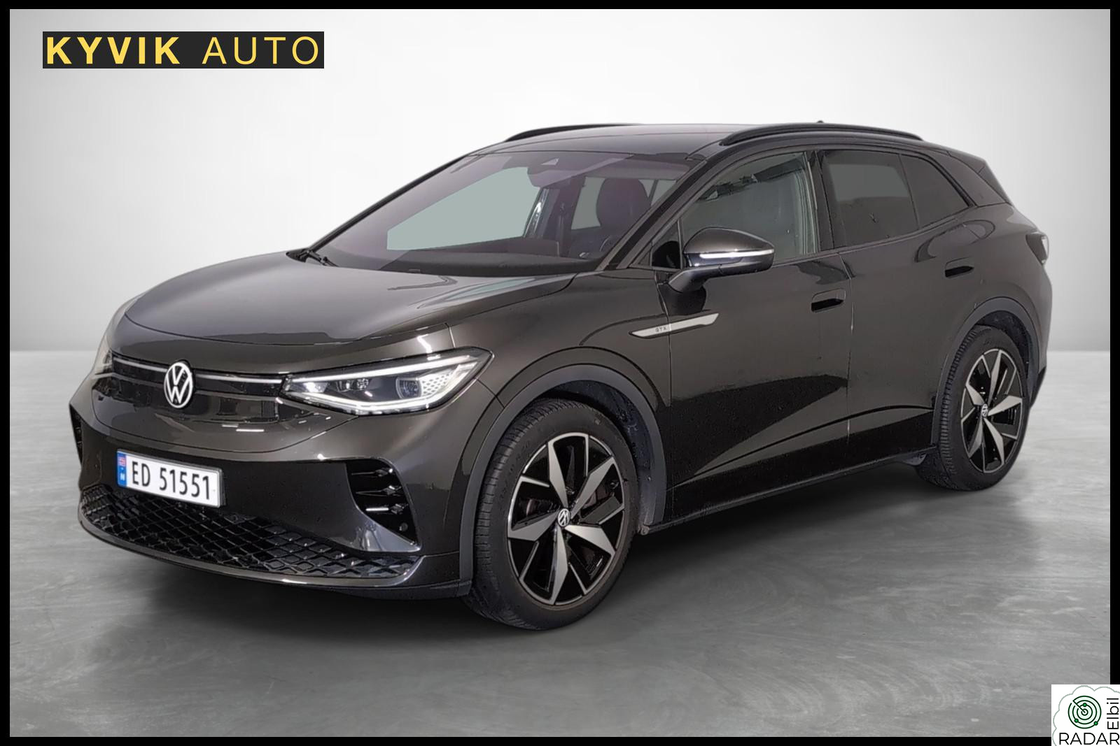 VOLKSWAGEN ID.4 GTX 220 KW 220 KW|EU-27|313HK|4WD|GTX|DAB+|CARPLAY|HENGERFESTE