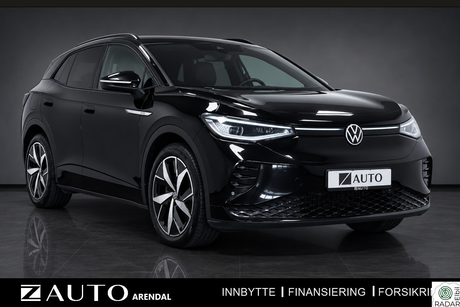 VOLKSWAGEN ID.4 GTX 220 KW 77KWH 299HK 4M - 1EIER/ACC/NAVI/RYGGE/MATRIX/KROK/DAB