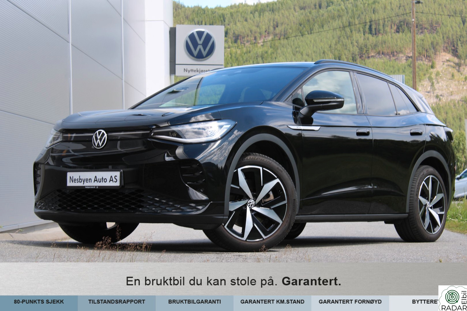 VOLKSWAGEN ID.4 GTX 220 KW 77kwh Info+/Komfpk+/Fører+Top Sport! Levering?