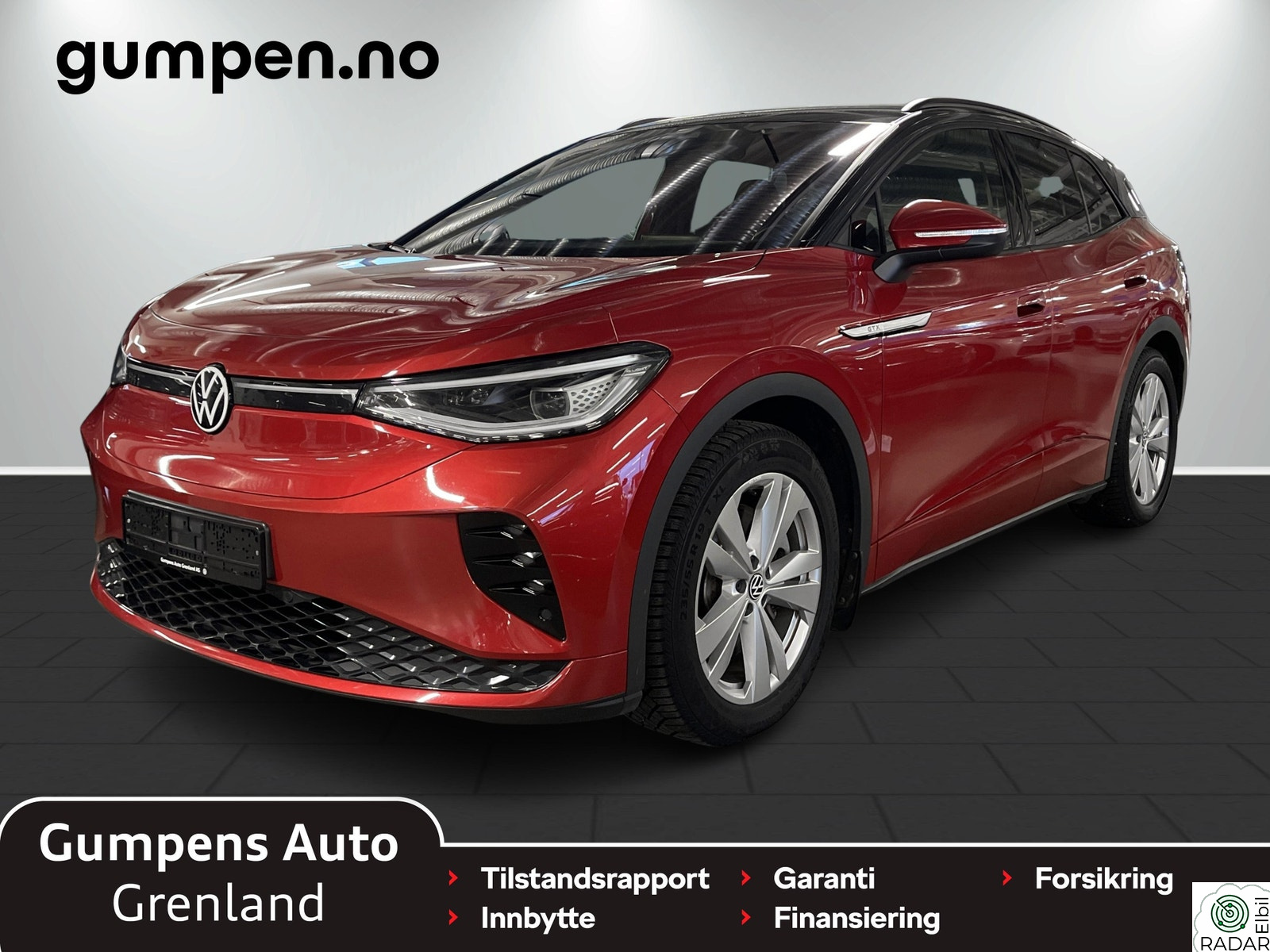 VOLKSWAGEN ID.4 GTX 220 KW 77kWh 299hk 4MOTION El.seter/Navi/Krok/Top sport/Matrix