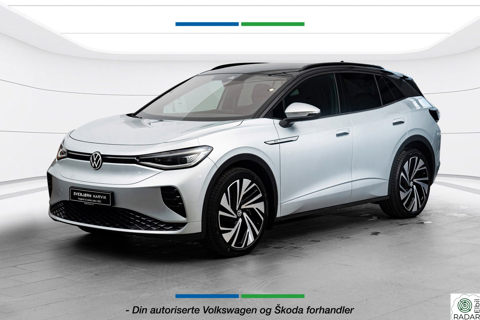 VOLKSWAGEN ID.4 GTX 220 KW 77kwh LAV KM/ Ledmatrix/Krok/Ryggekamera