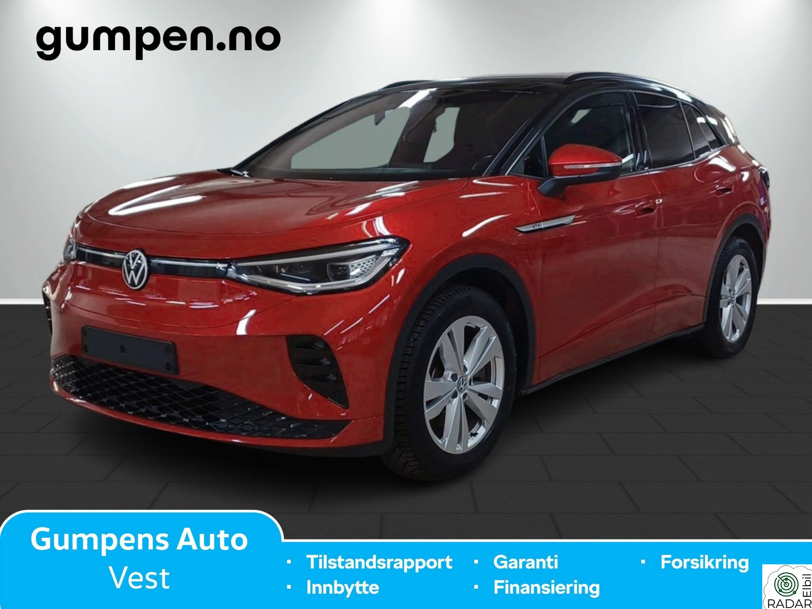 VOLKSWAGEN ID.4 GTX 220 KW 77kwh ACC,LED-MATRIX,RYGGEKAMERA,KROK,EL SETER