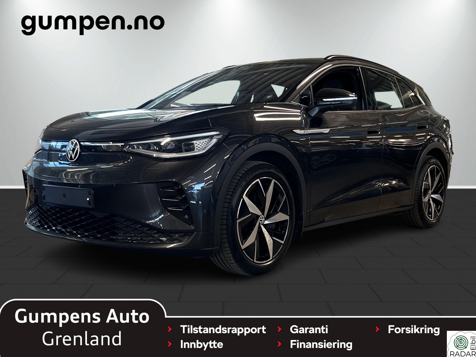 VOLKSWAGEN ID.4 GTX 220 KW 77kwh Krok/EL.seter/R.kam/Ad.cruise/Matrix++