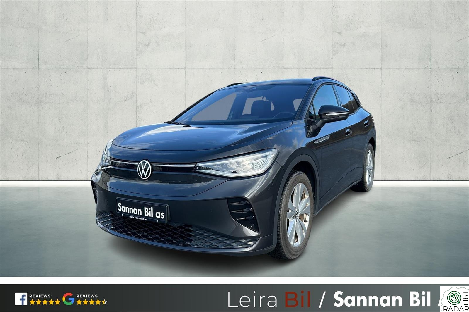 VOLKSWAGEN ID.4 GTX 220 KW 77 kWh |ÉN EIER| NORSK| MATRIX| FULL.SERV|