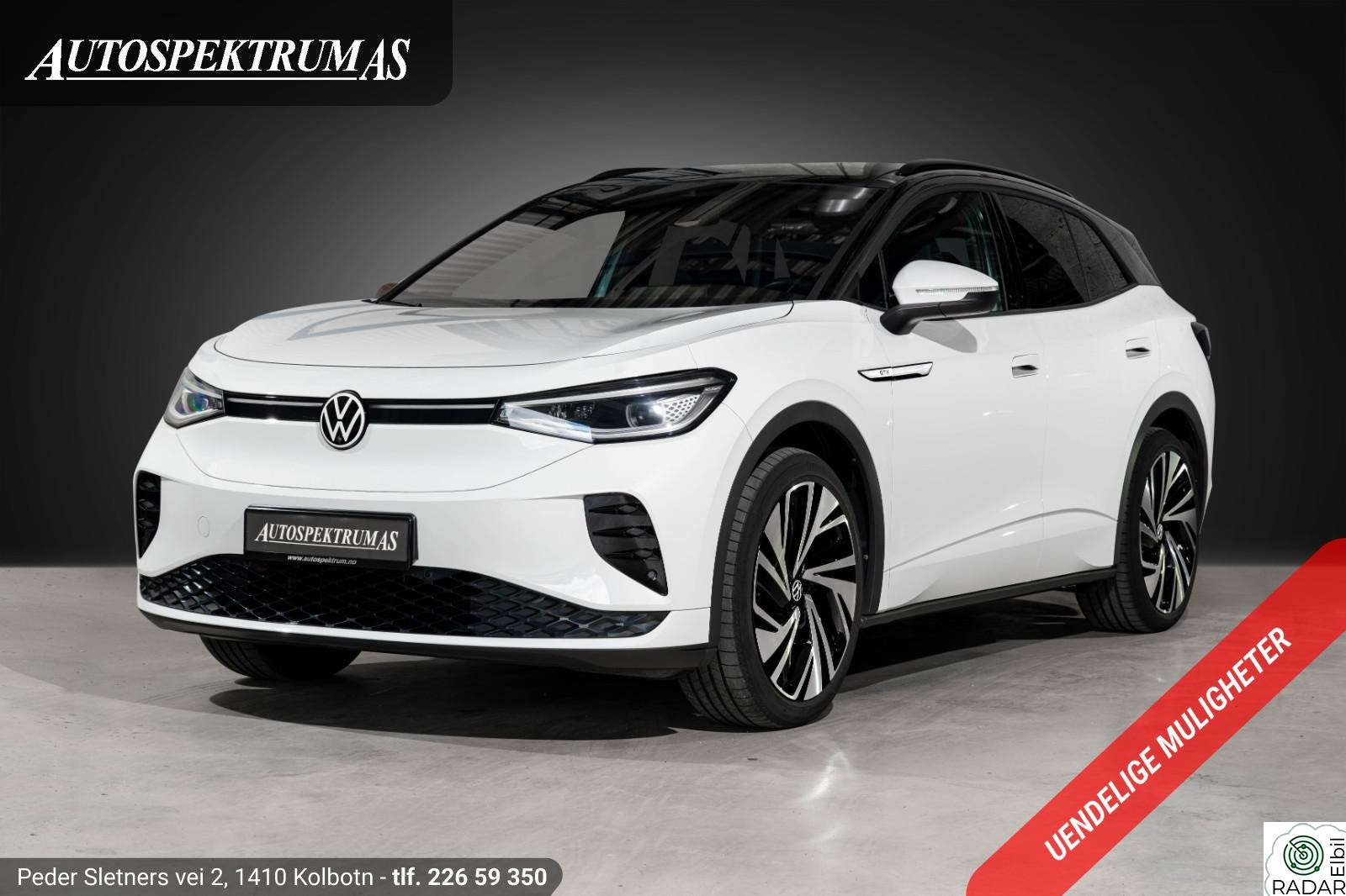 VOLKSWAGEN ID.4 GTX 220 KW Pano/HeadUp/Topsport/Memory/Massasje/Norsk/ALT UTSTYR