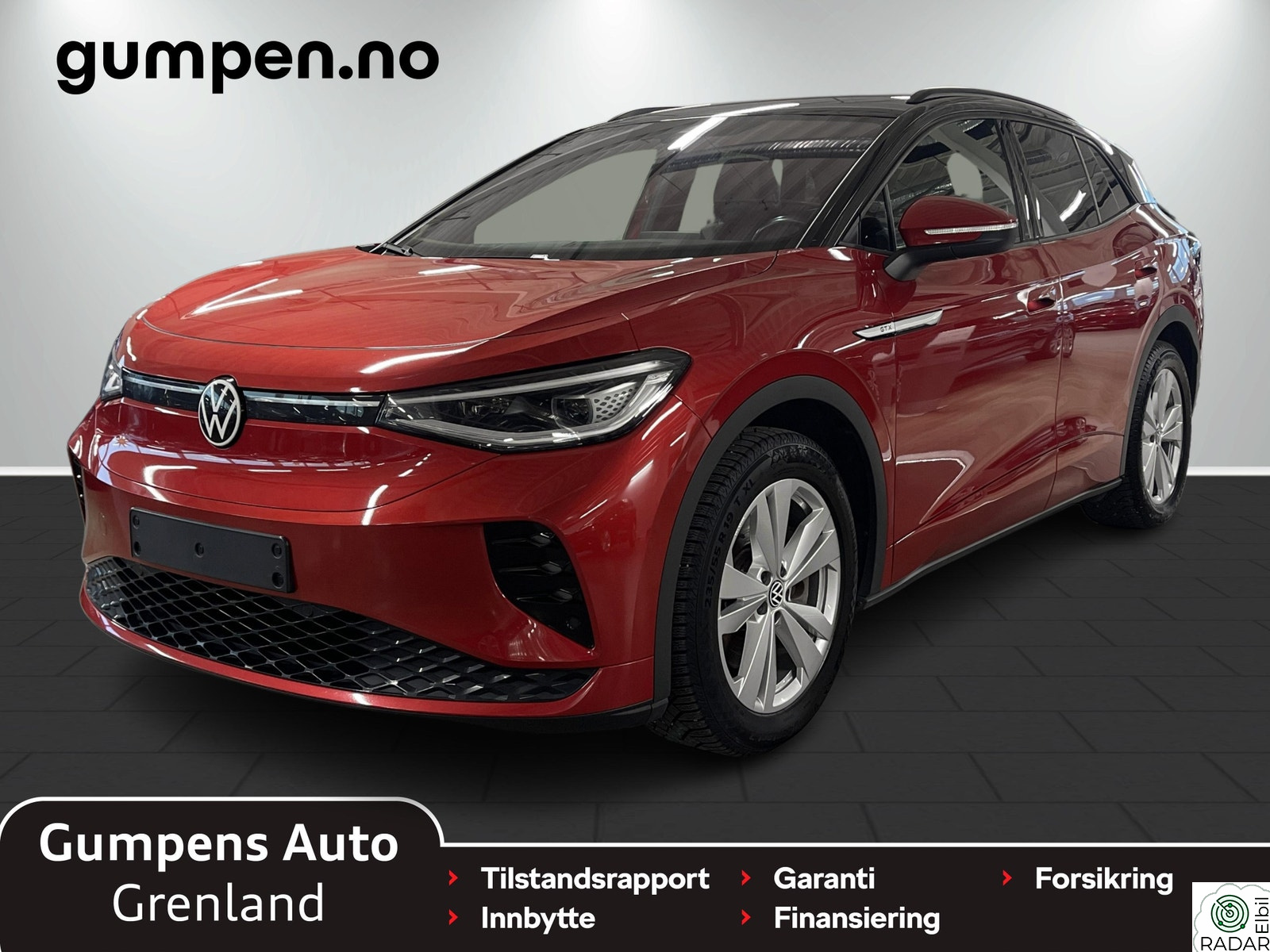 VOLKSWAGEN ID.4 GTX 220 KW 77kWh 299hk 4MOTION Navi/Krok/Kamera/LED-MATRIX/Ambient