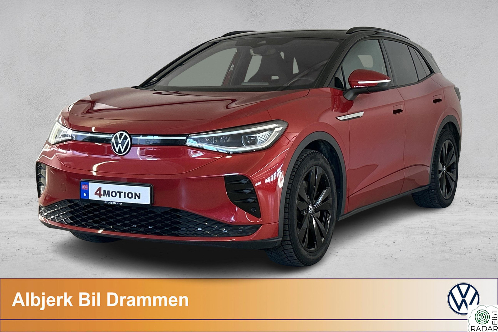 VOLKSWAGEN ID.4 GTX 220 KW 77kwh Top sport+ El.sete H-Feste Ryggekamera V-ratt