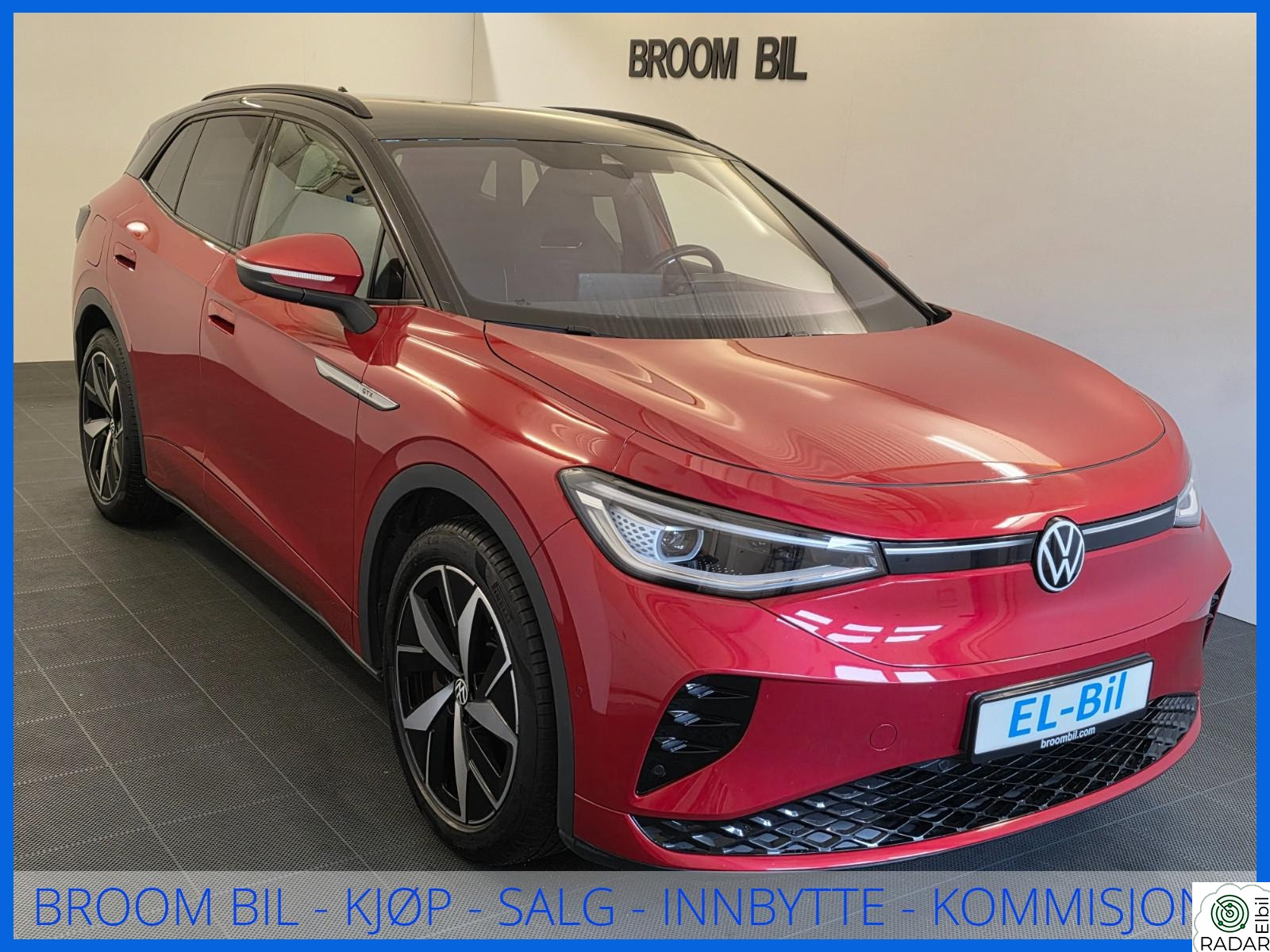 VOLKSWAGEN ID.4 GTX 220 KW 4X4 313HK 493KM/EL.SETER/MATRIX/ACC/KAM/KROK/NAV/NORSK/