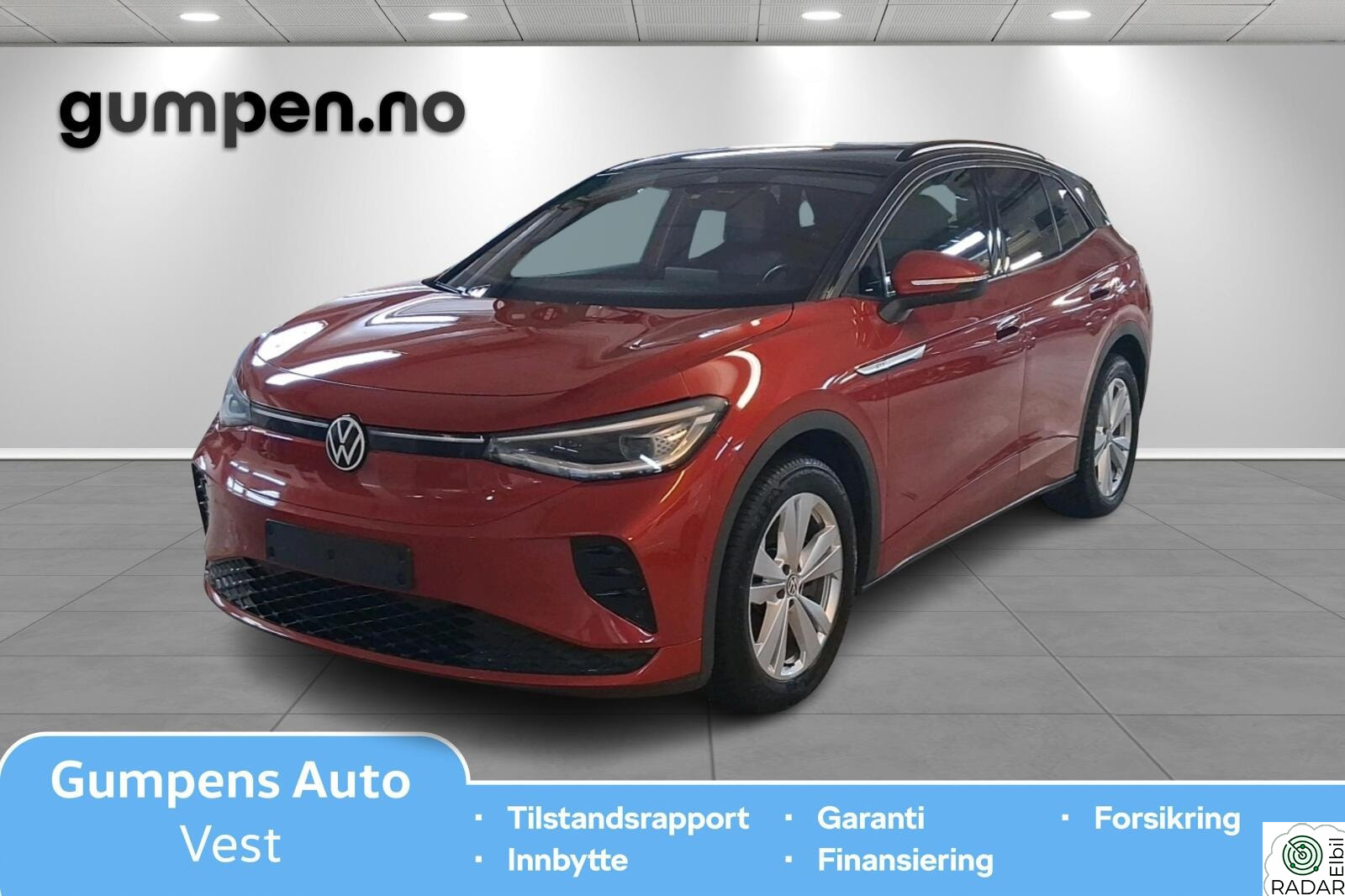 VOLKSWAGEN ID.4 GTX 220 KW GTX 77Kwh, Matrix, navi, ryggekamera, tilhengerfeste ++