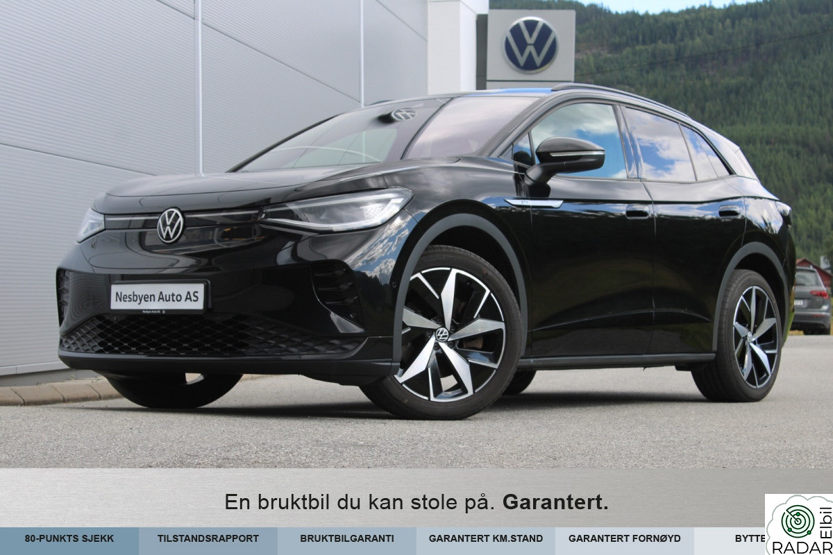 VOLKSWAGEN ID.4 GTX 220 KW GTX77kwh4x4 Utvidet Nybilgarant! Ny Service! Rkam/Acc++