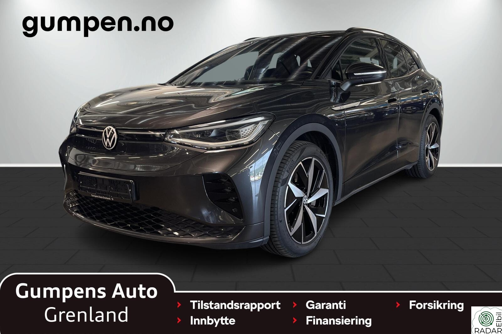 VOLKSWAGEN ID.4 GTX 220 KW 77kwh 360kamera/El bakluke/Fjernlysass/Navi/++
