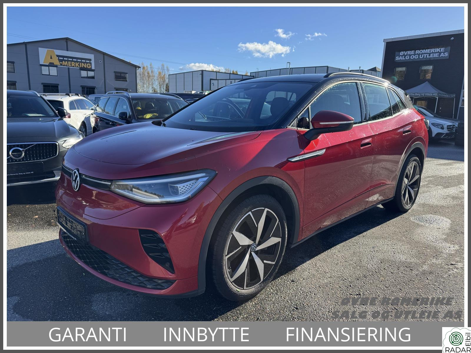 VOLKSWAGEN ID.4 GTX 220 KW 77kWh 313hk/AWD/KROK/NY EU/NY SERVICE/GARANTI