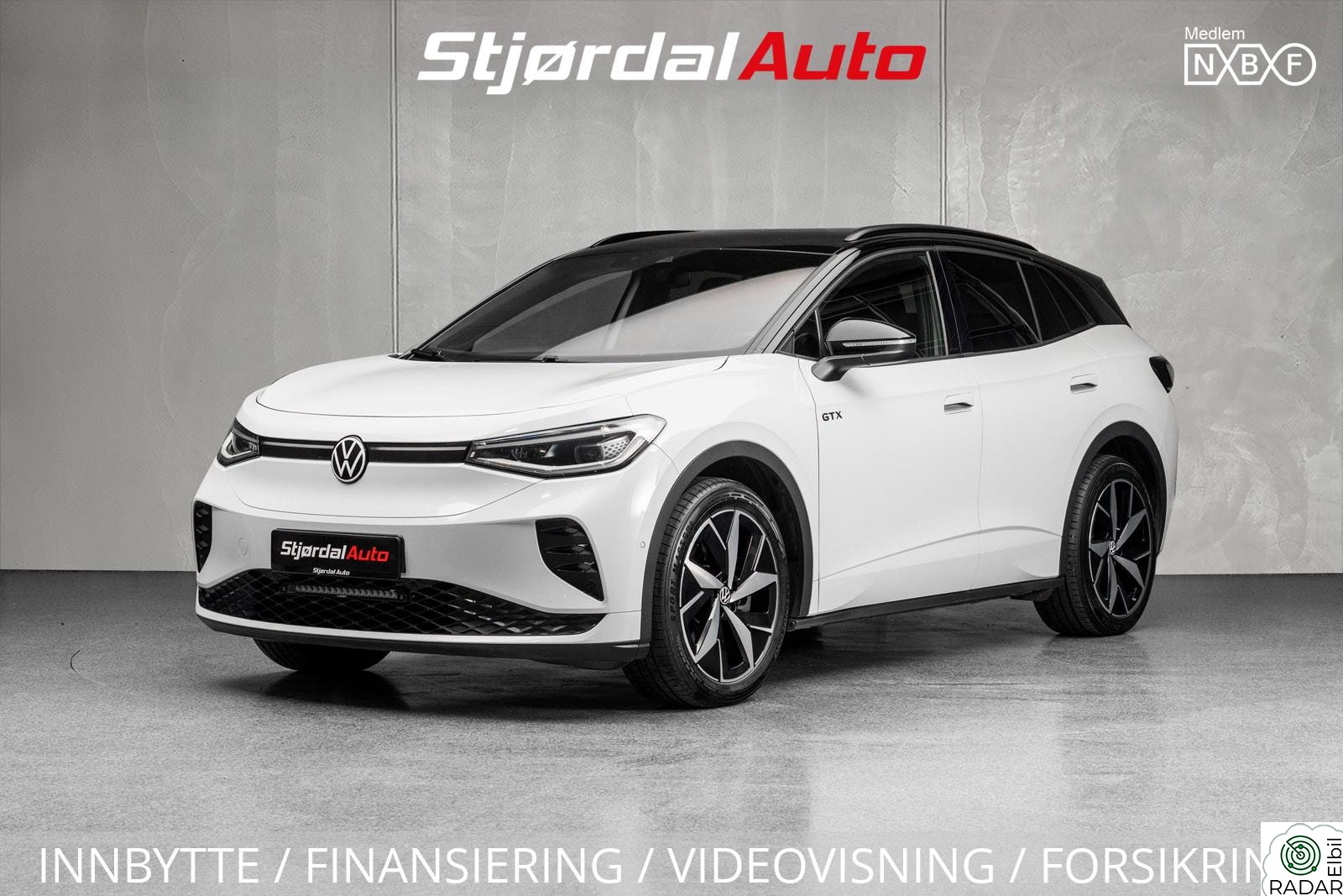 VOLKSWAGEN ID.4 GTX 220 KW 491WLTP/ACC/MATRIX/KROK/R.KAMERA/RATTVARME/ISOFIX/NAVI