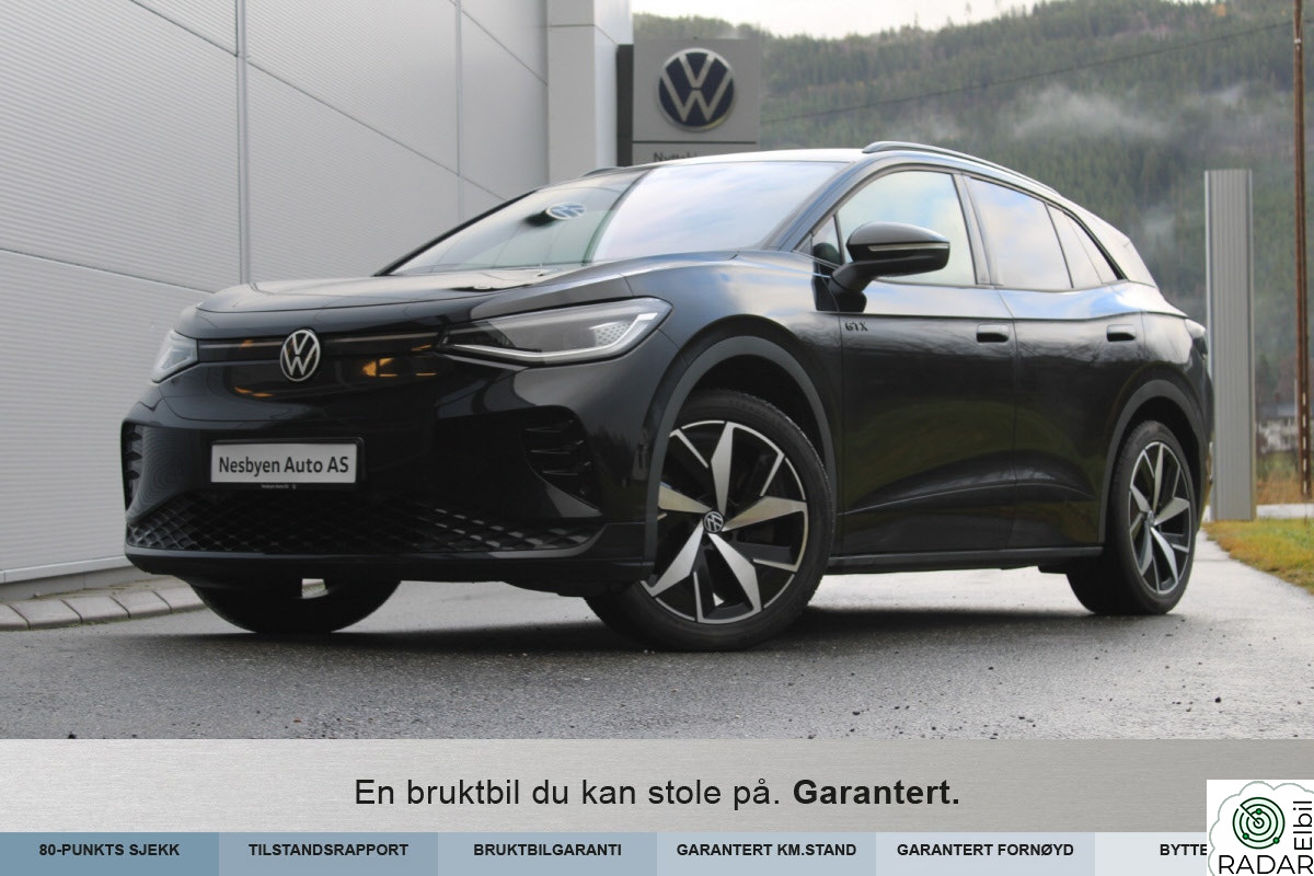 VOLKSWAGEN ID.4 GTX 220 KW GTX 4x4 77kwh Utvidet Garanti 150'km! Ny Eu og Service!