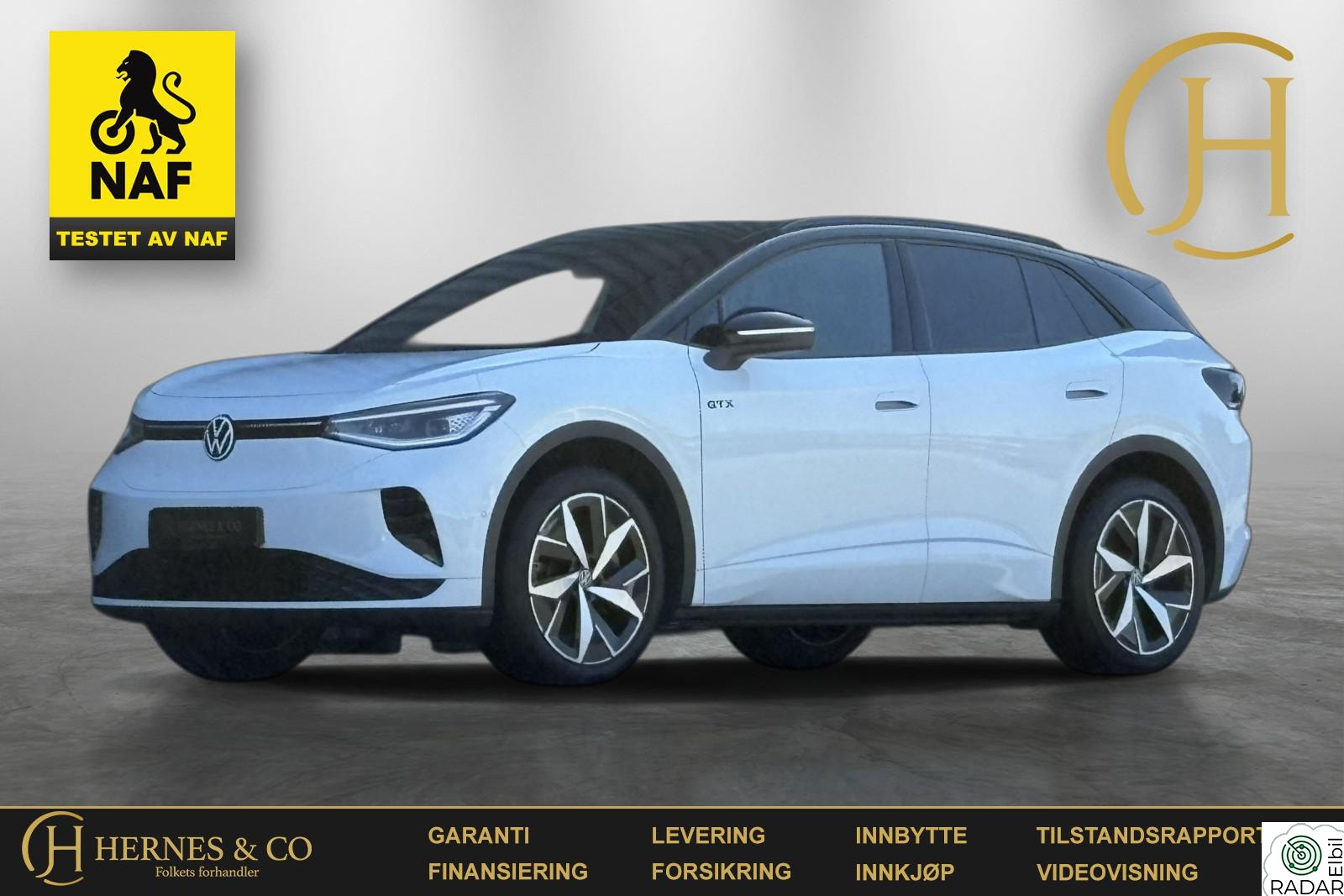 VOLKSWAGEN ID.4 GTX 220 KW 77kWh 299hk 4MOTION/NAF/HENGERFESTE//MATRIX LED//360°++