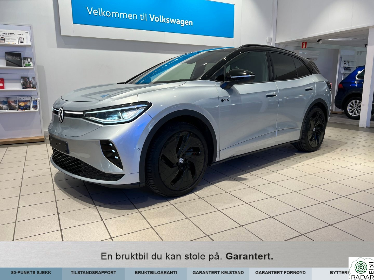 VOLKSWAGEN ID.4 GTX 220 KW GTX 4motion 77kwh EL.BAKLUKE 360KAM H.FESTE VARMEPUMPE