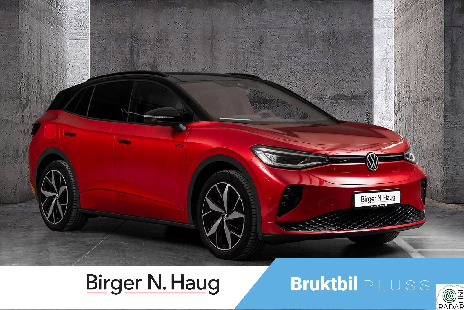 VOLKSWAGEN ID.4 GTX 220 KW 77kWh 299hk SJEKK UTSTYR! TOPSPORT/PANO/HUD/KROK/360KAM