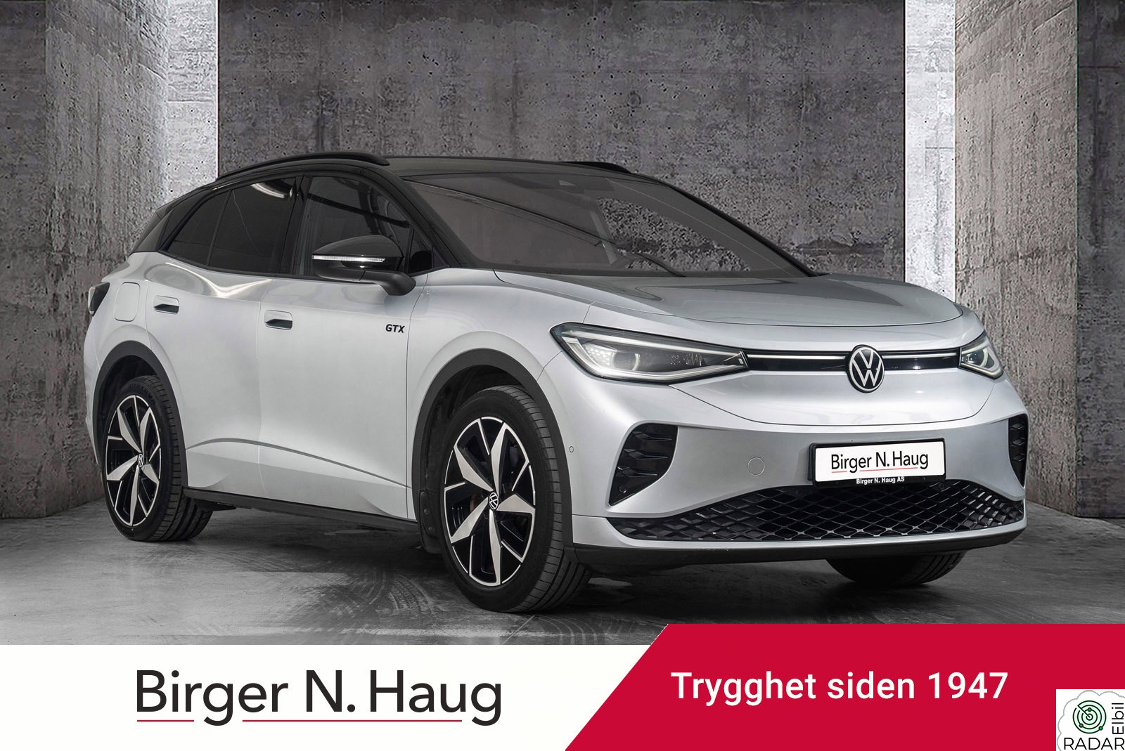 VOLKSWAGEN ID.4 GTX 220 KW 77kWh 299hk 4MOTION SATT NED 30.000,-
