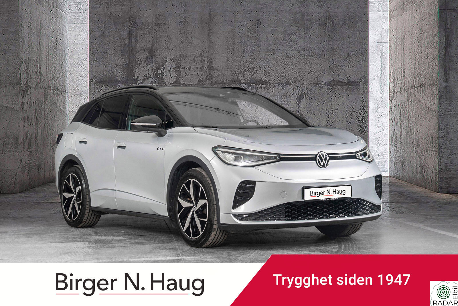VOLKSWAGEN ID.4 GTX 220 KW 77kWh 299hk 4MOTION - Hengerfeste - Varme i ratt - HUD