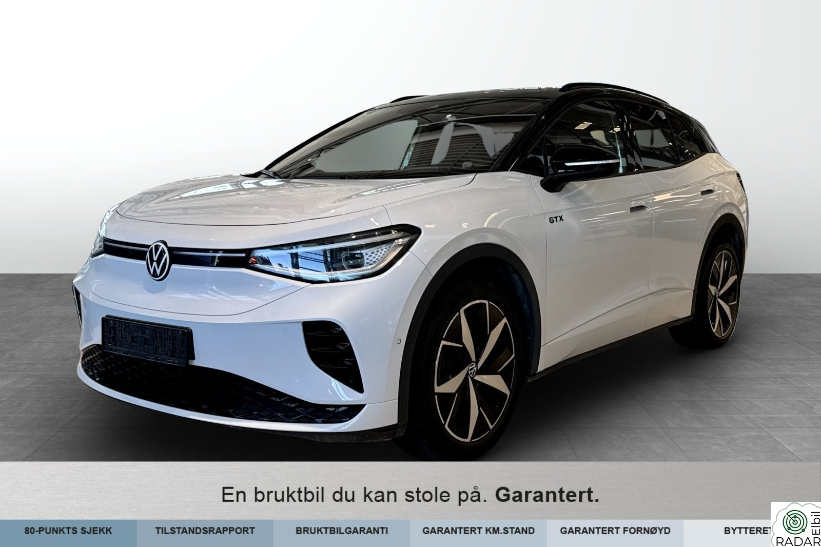 VOLKSWAGEN ID.4 GTX 220 KW 77kwh 299hk UtvidetGaranti,Matrix,Krok,360Cam,ElBakluke