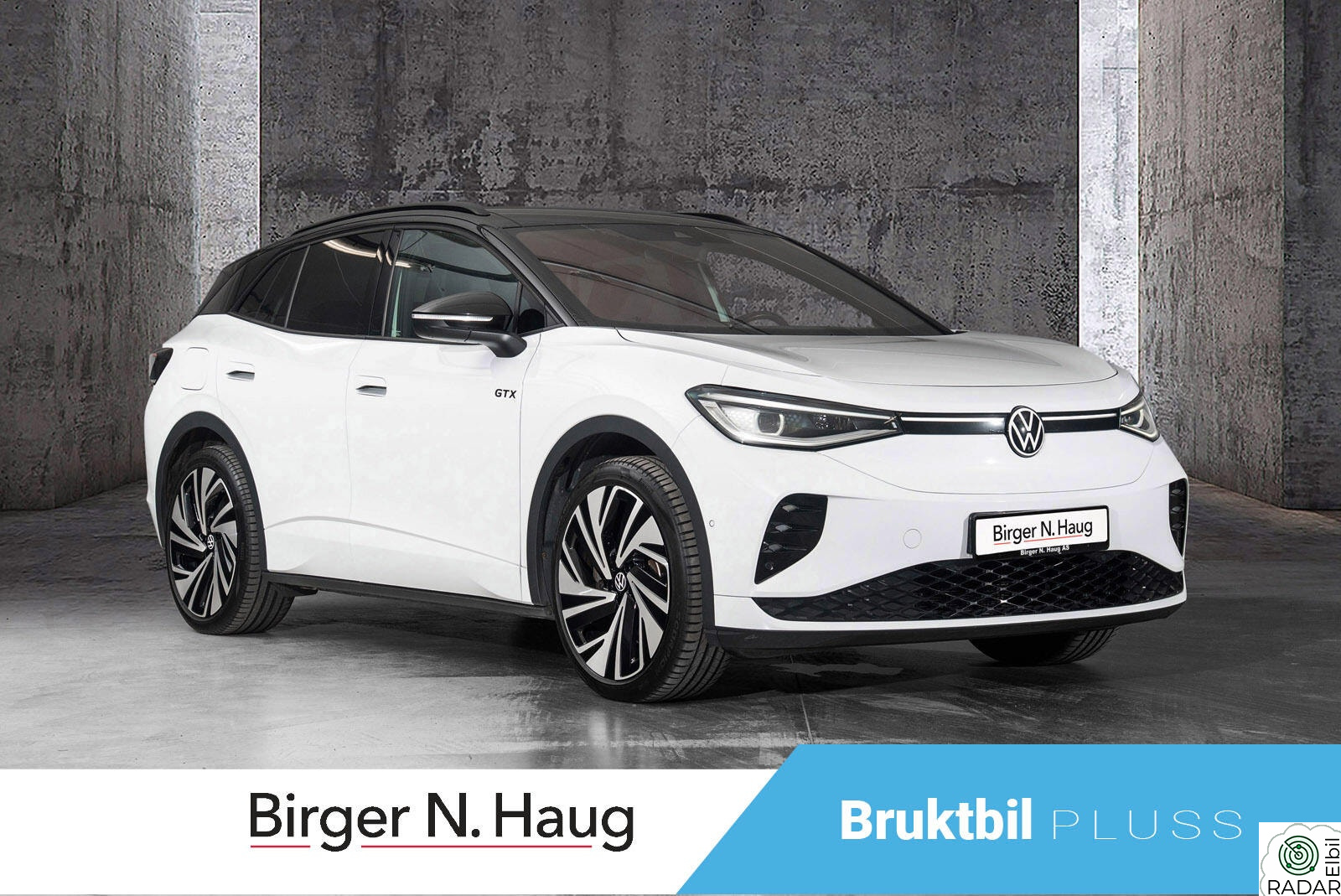 VOLKSWAGEN ID.4 GTX 220 KW 77kWh 299hk 4MOTION HENGERFESTE/GLASSTAK!INNBYTTEBIL?