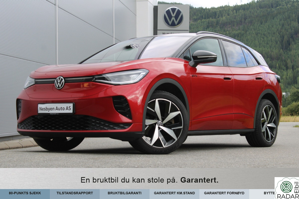 VOLKSWAGEN ID.4 GTX 220 KW GTX4x4 77kwh Utv.Garanti 150'km! TopSport/HUD/360++