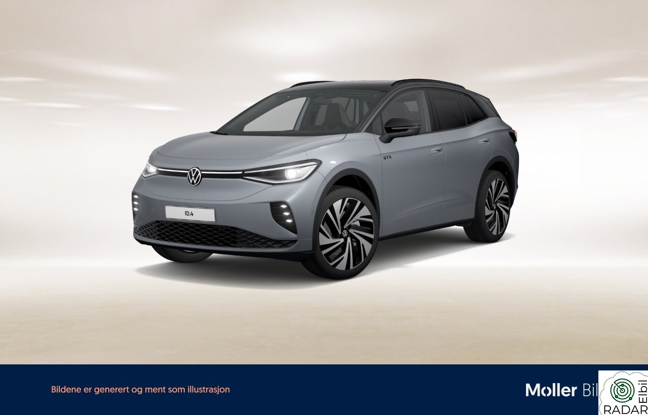 VOLKSWAGEN ID.4 GTX 220 KW 299hk 4-MOTION Krok/Navi/HUD/TopSport/Kamera/El.Seter