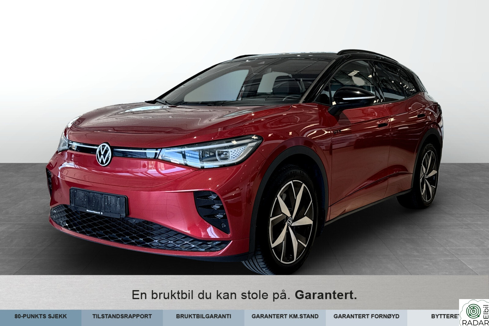 VOLKSWAGEN ID.4 GTX 220 KW 77kwh 299hk 4MOTION LEDMatrix,Ryggekamera,Keyless,Krok