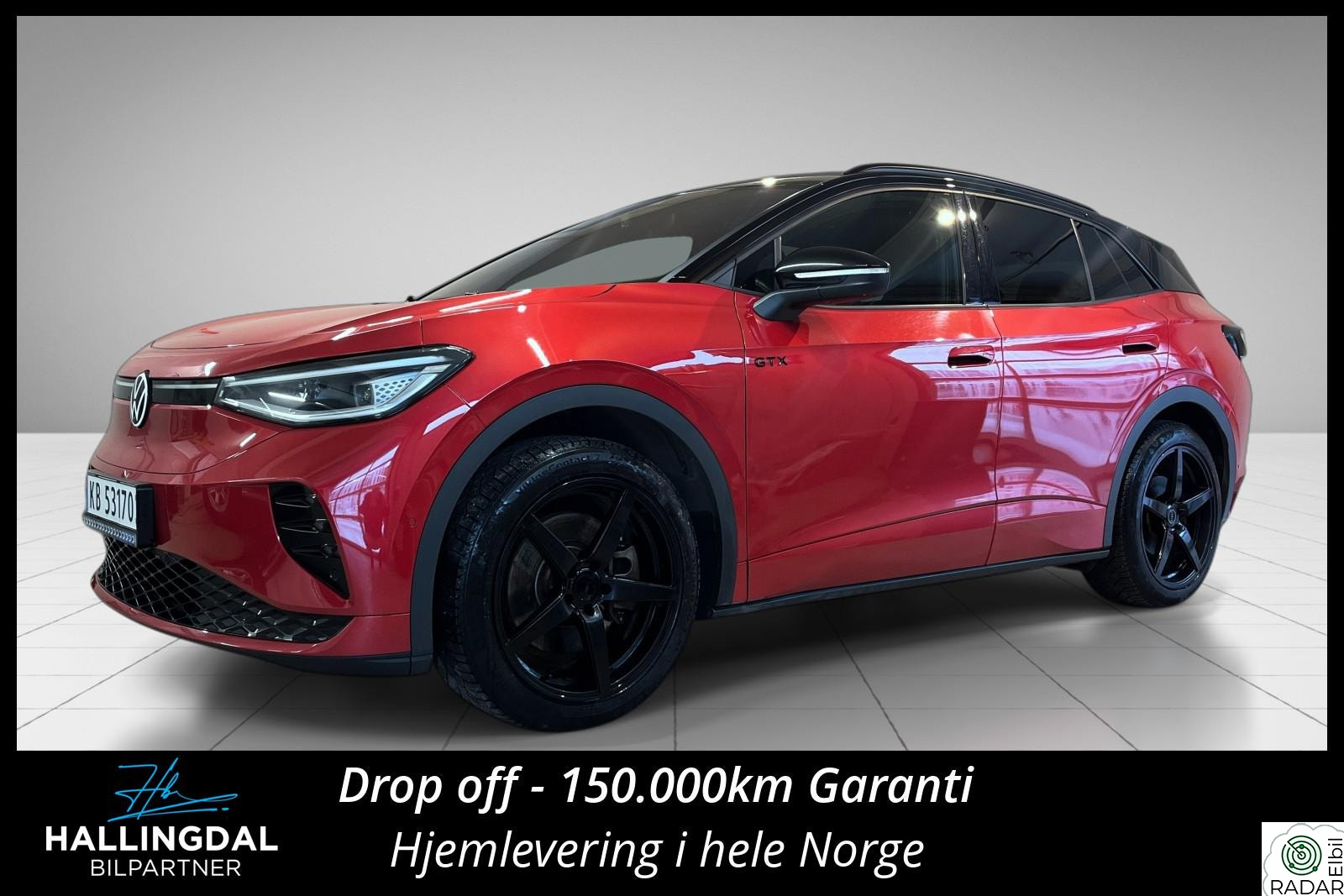 VOLKSWAGEN ID.4 GTX 220 KW Top sport+Infotaiment+Komfort+Fører+ 21"Narvik