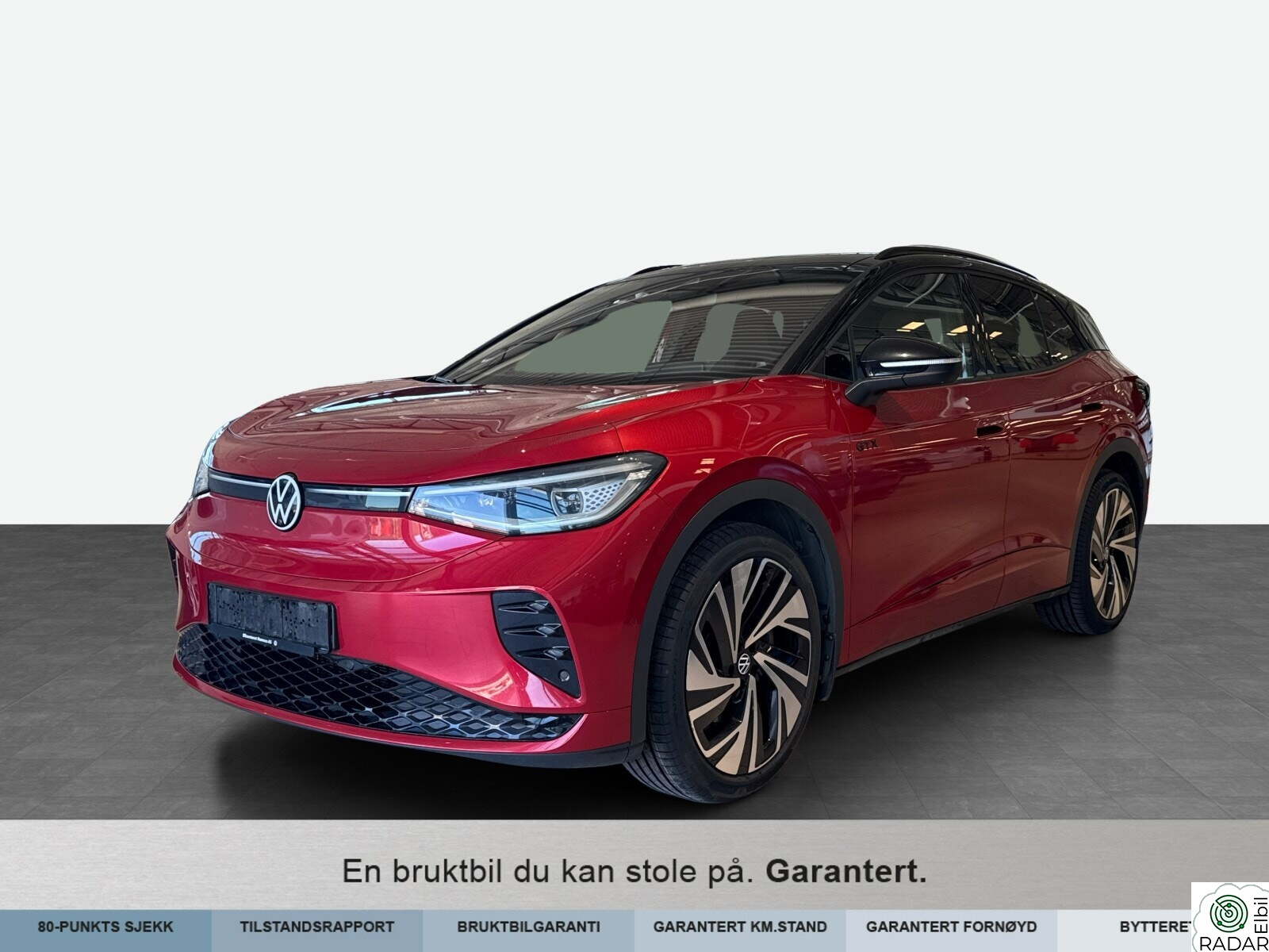 VOLKSWAGEN ID.4 GTX 220 KW 77kwh 299hk Reg24,Topputstyrt!360Cam,ElBakluke,Glasstak