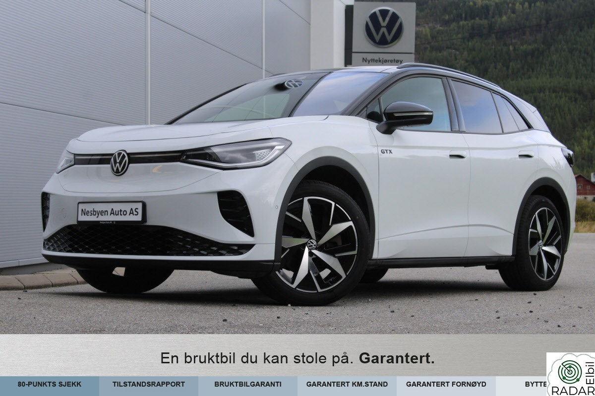 VOLKSWAGEN ID.4 GTX 220 KW GTX 4x4 77kwh Glasstak/TopSport/360/HUD/El.Bakluke++
