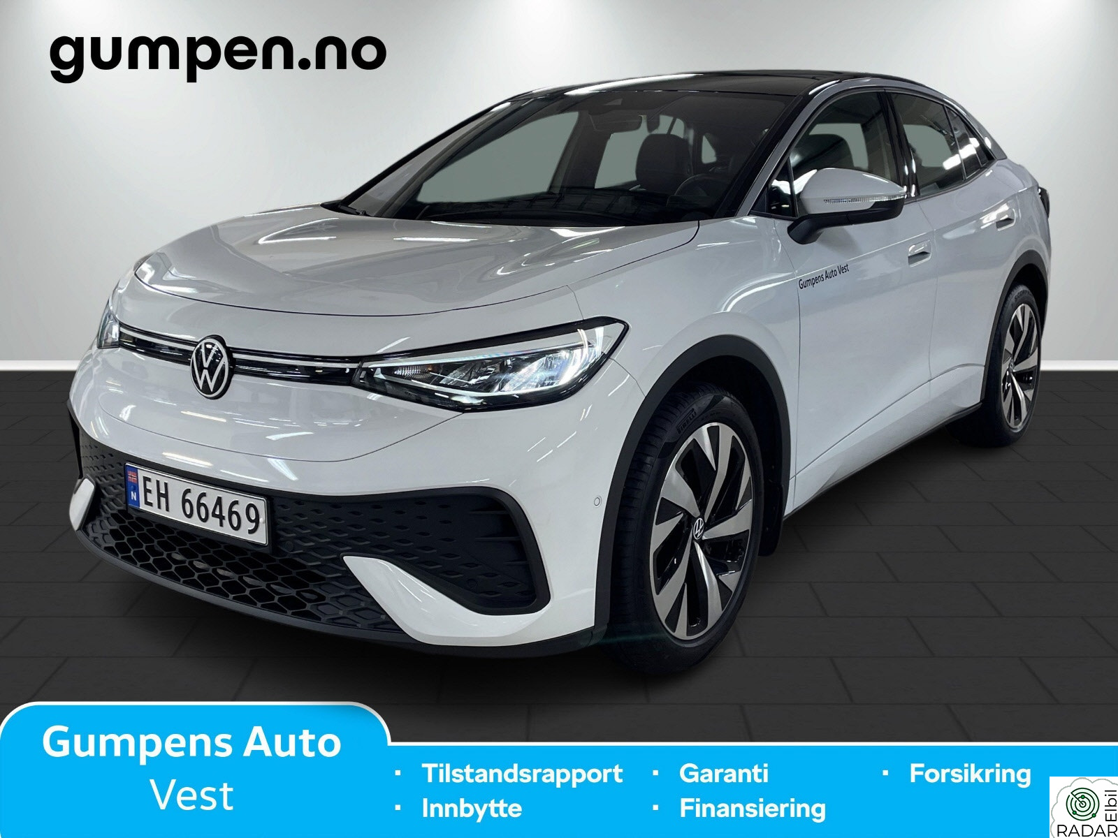 VOLKSWAGEN ID.5 PRO 210KW pro    77kwh 286hk 75jub Meget pen, ryggekamera