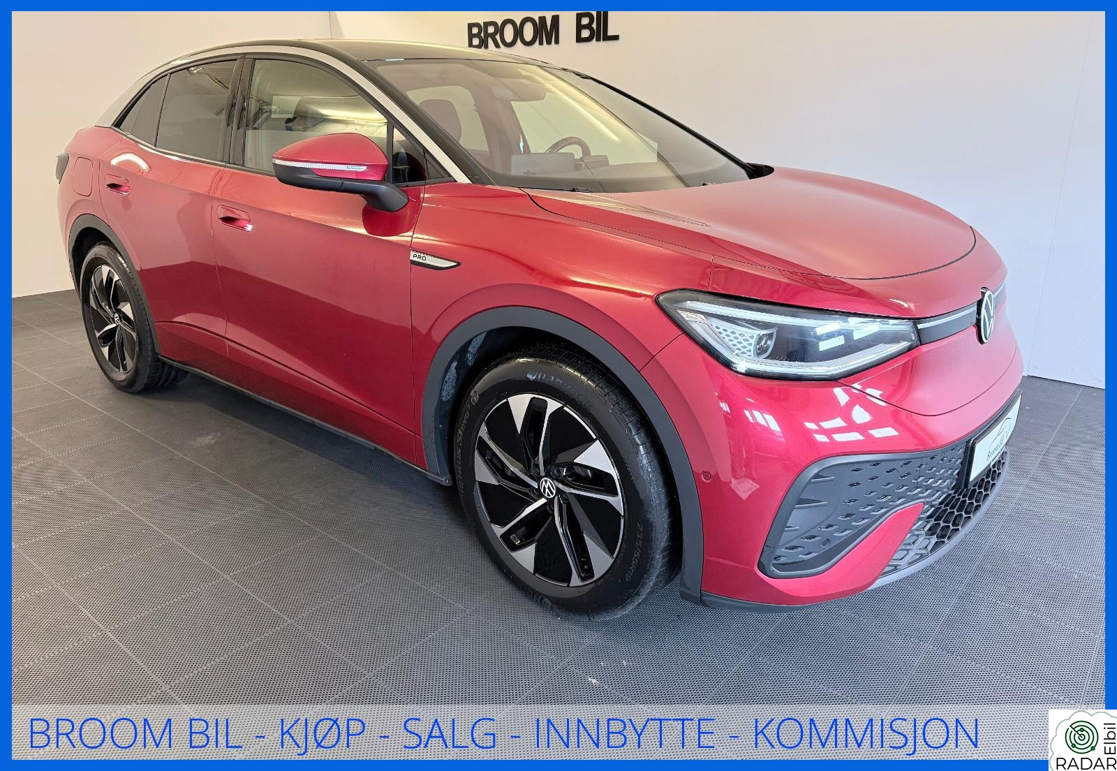 VOLKSWAGEN ID.5 PRO 150 KW 204HK PRO 507KM WLTP/ACC/KROK/RYGGEKAMERA/LED/NORSK