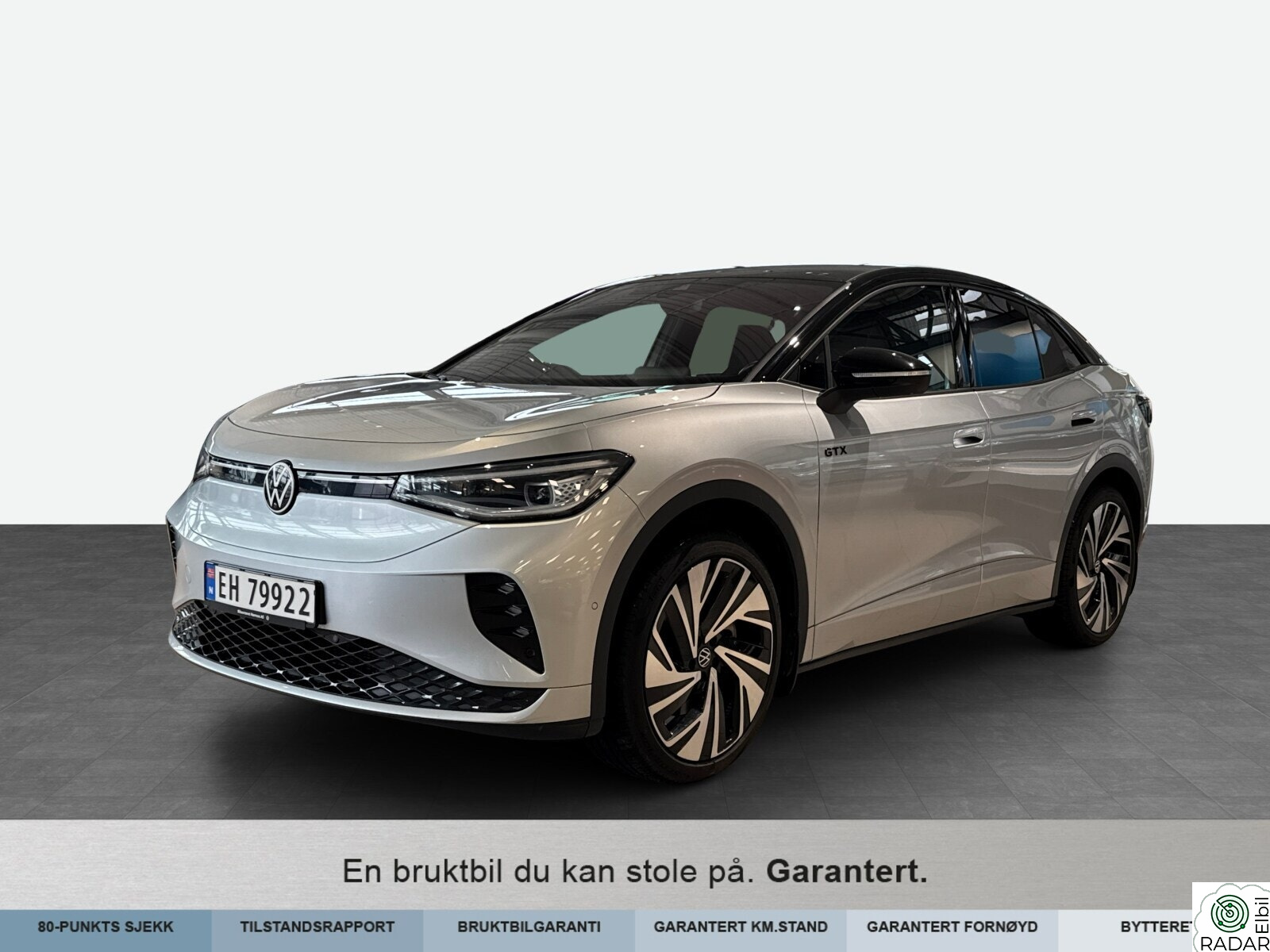 VOLKSWAGEN ID.5 GTX 250KW 77kWh 340hk Forvarming,TopSport,Krok,El.Bakluke,HUD,DCC