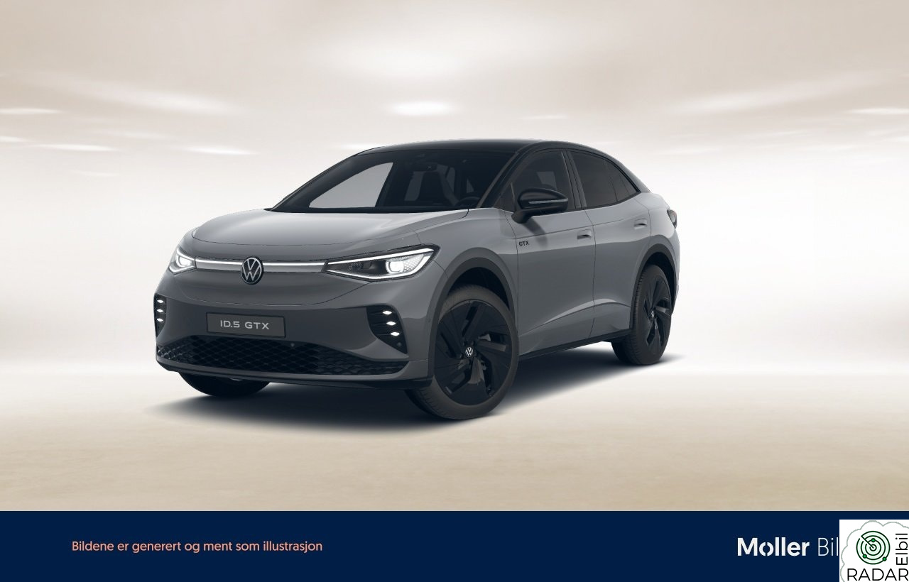 VOLKSWAGEN ID.5 GTX 250KW GTX 4M Exclusive 79kwh 340hk - 360.kam,HUD,K/H,Pano,21"