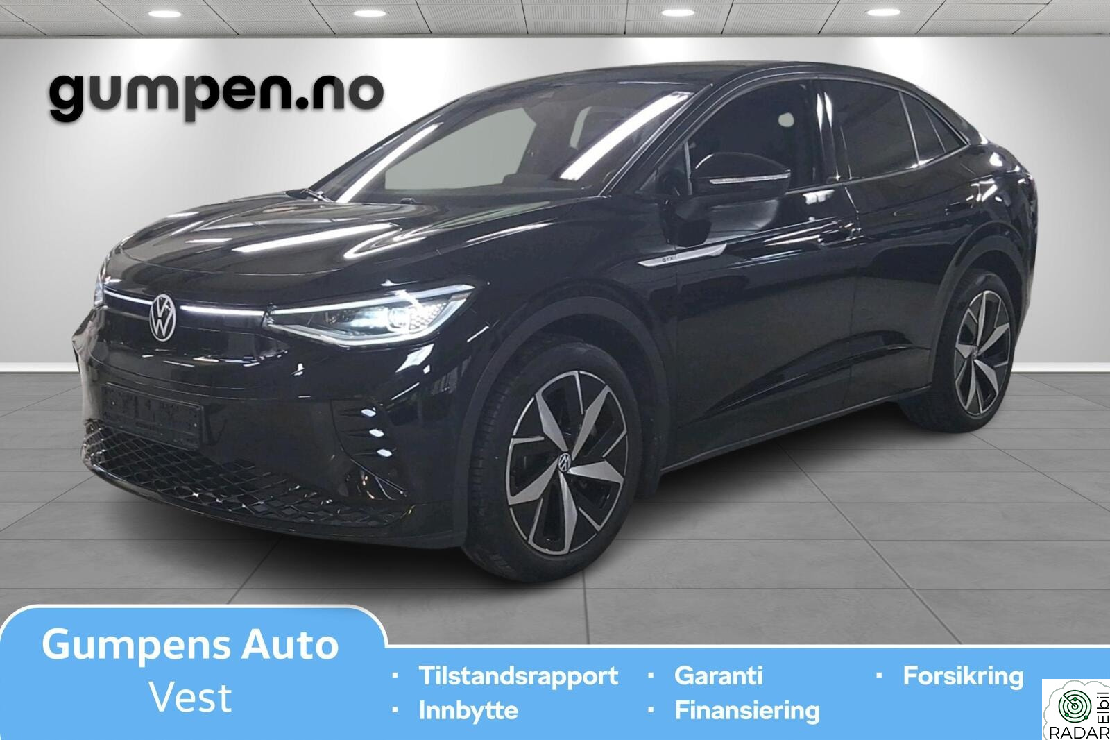 VOLKSWAGEN ID.5 GTX 220 KW GTX 77Kwh, Matrix, navi, ryggekamera, tilhengerfeste ++