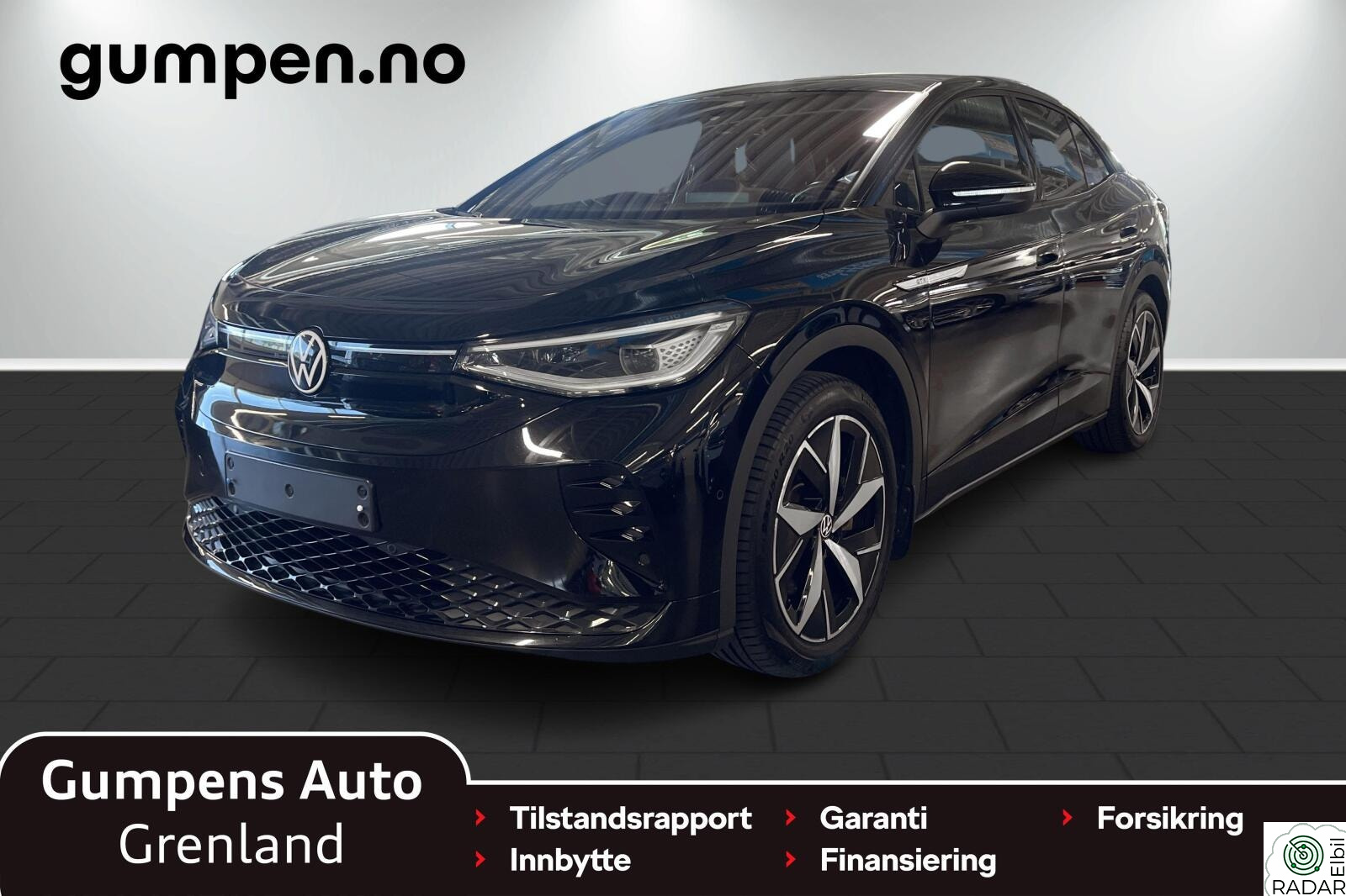 VOLKSWAGEN ID.5 GTX 220 KW 77kwh Navi/Kamera/Lane assist/Fjernlysass/++