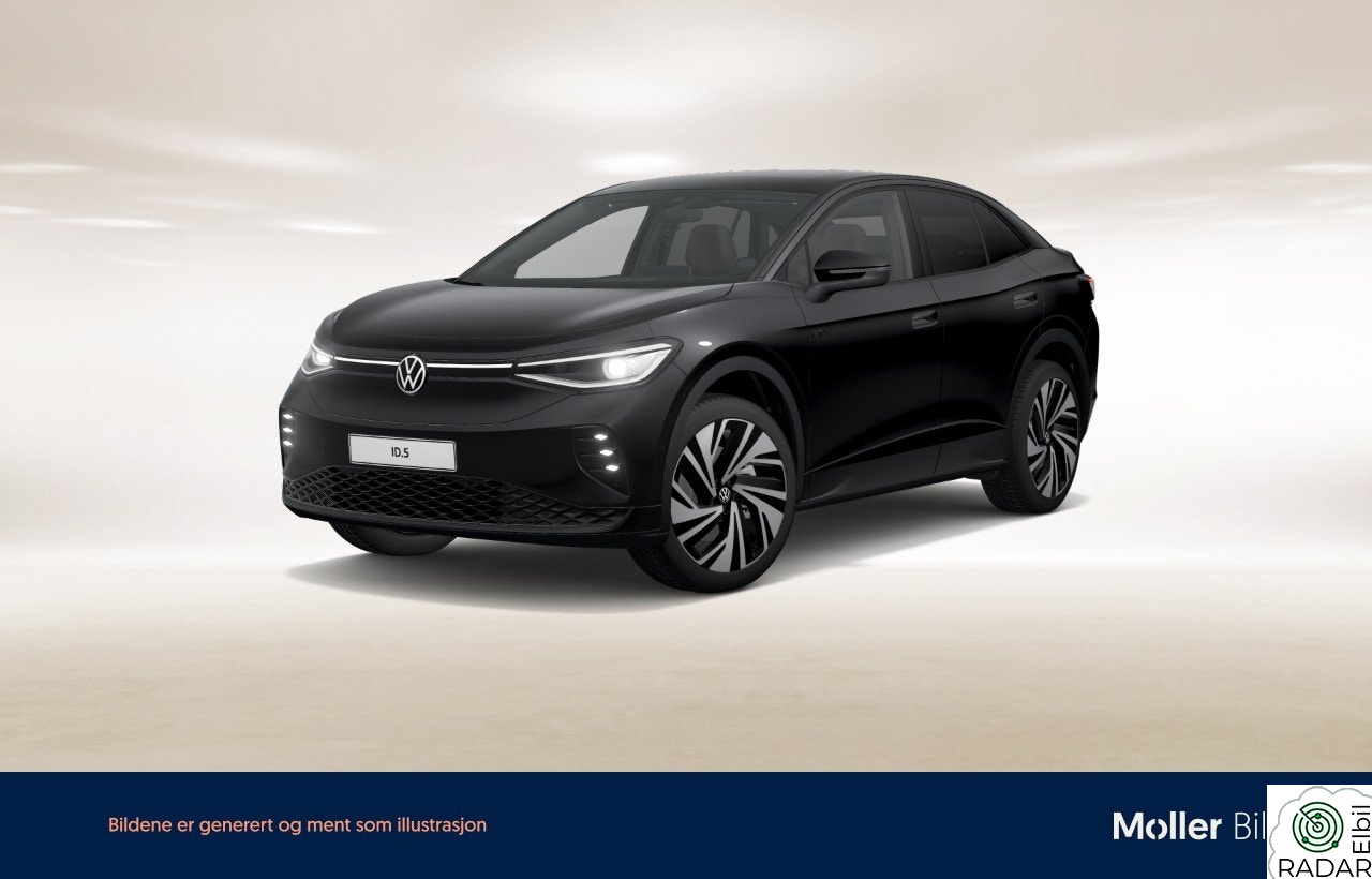 VOLKSWAGEN ID.5 GTX 220 KW GTX 4M 77kwh 299hk /Ryggekam /21" /Matrix /Glasstak+++