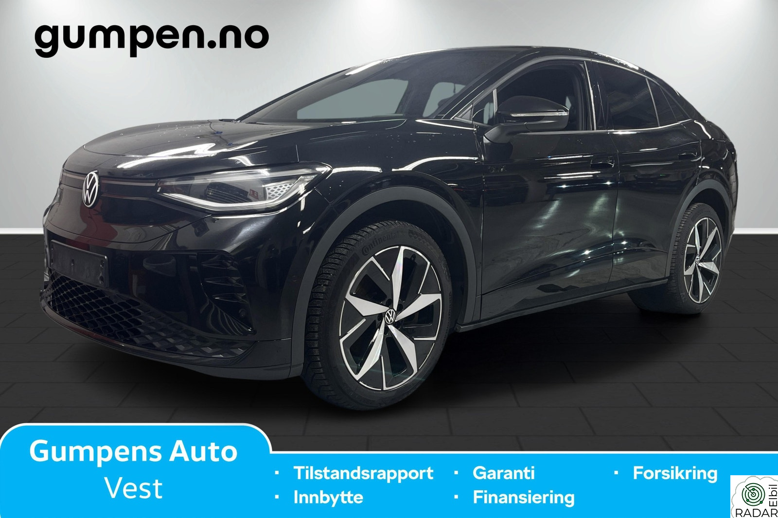 VOLKSWAGEN ID.5 GTX 220 KW GTX 4Motion 77kwh, fabrikk-garanti til 150.000km