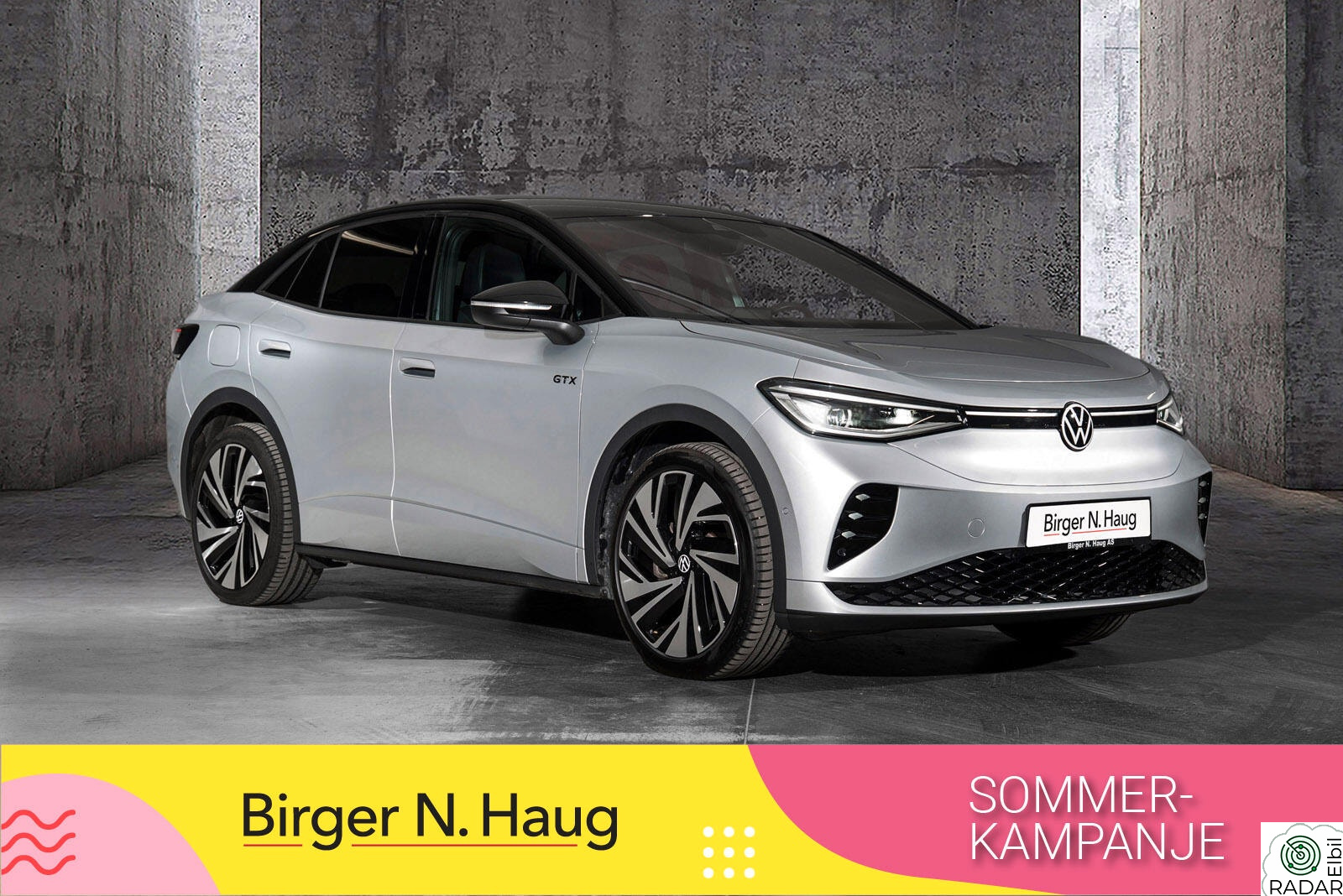 VOLKSWAGEN ID.5 GTX 220 KW 77kWh 299hk 4MOTION 503KM REKKEVIDDE/LAV KM!