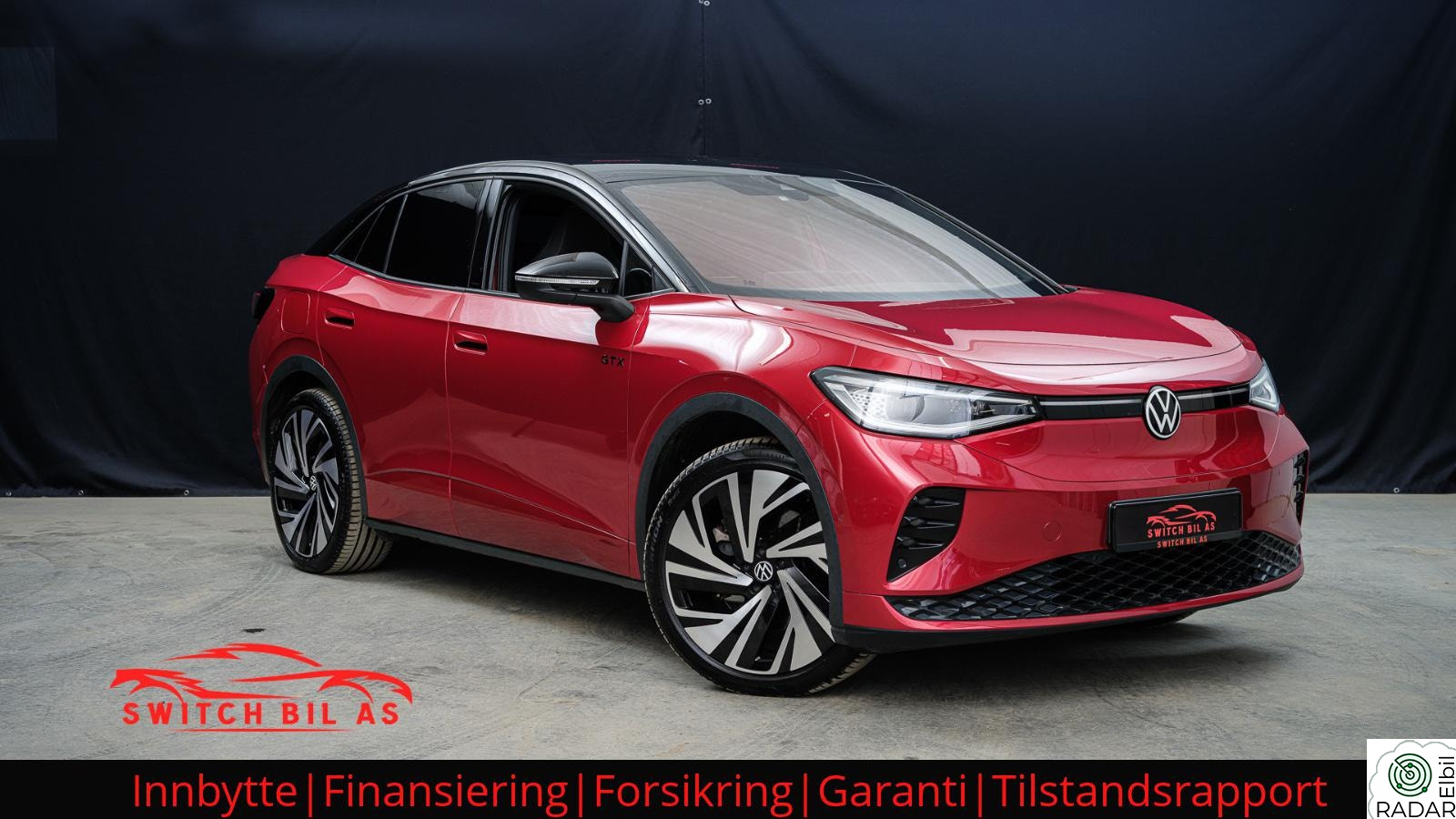 VOLKSWAGEN ID.5 GTX 220 KW 77kWh 313hk 4Motion/El-setter/Sport+/Glasstak/El-krok++
