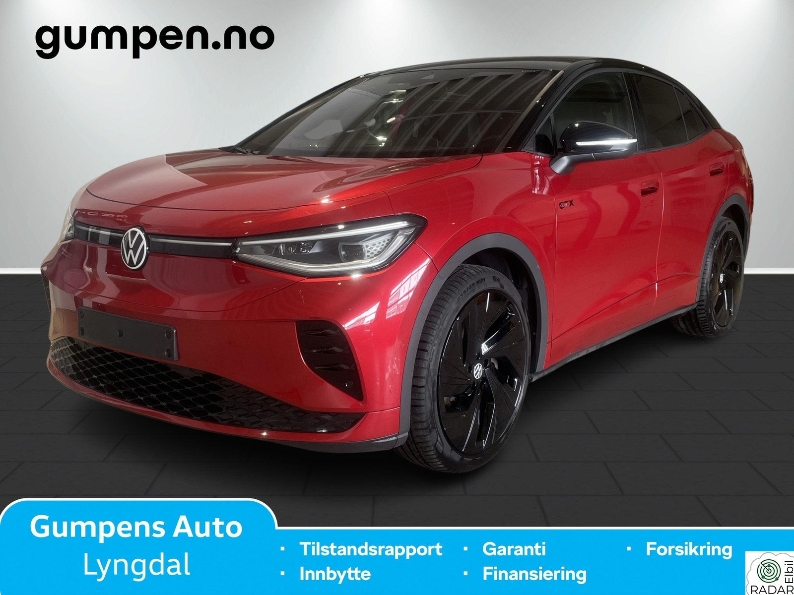 VOLKSWAGEN ID.5 GTX 220 KW 4motion  77kwh Ryggekamera, Krok, Acc
