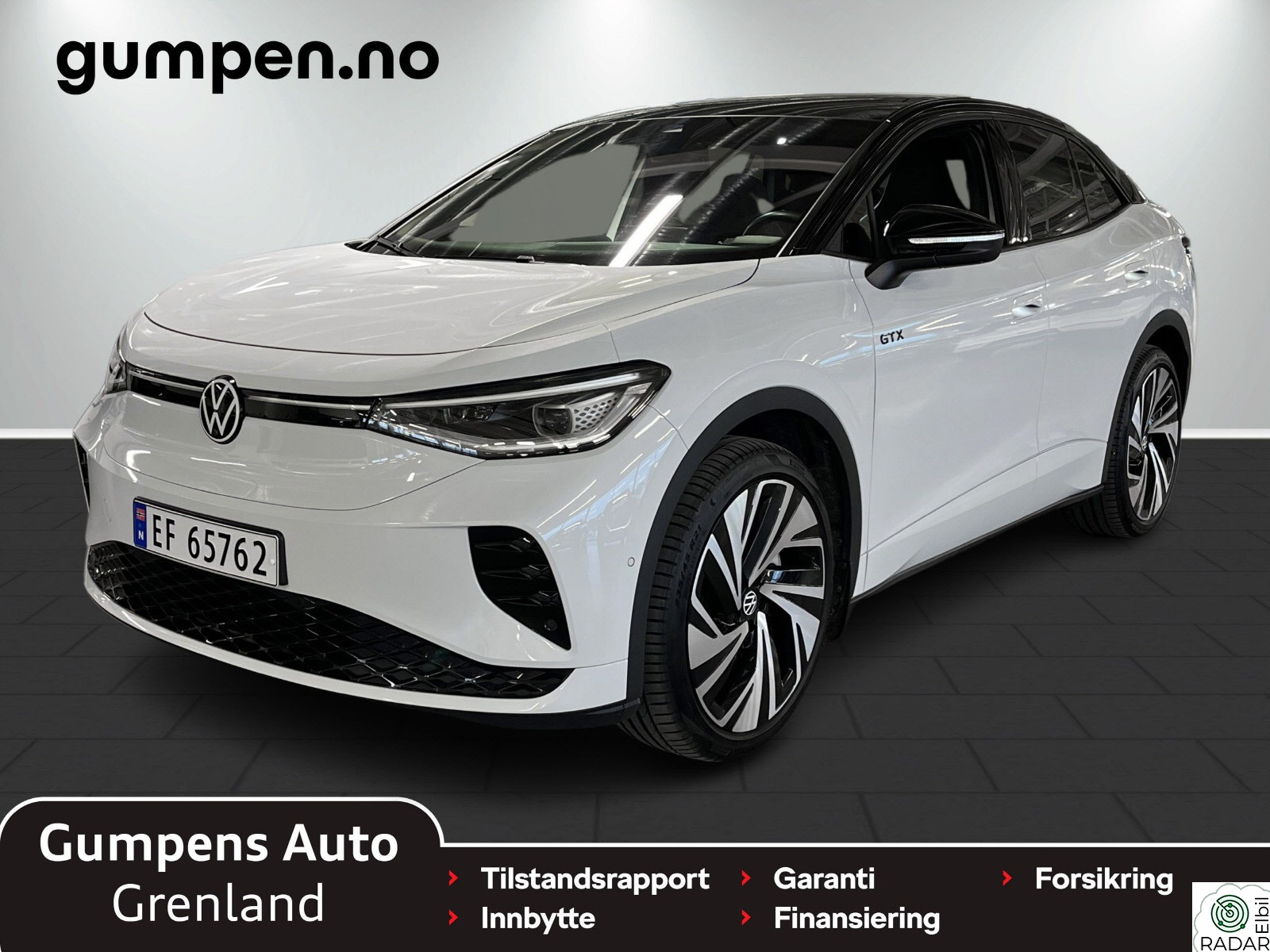 VOLKSWAGEN ID.5 GTX 220 KW 4motion  77kwh ToppUtstyrt/Head-Up/H.feste/EL.seter++