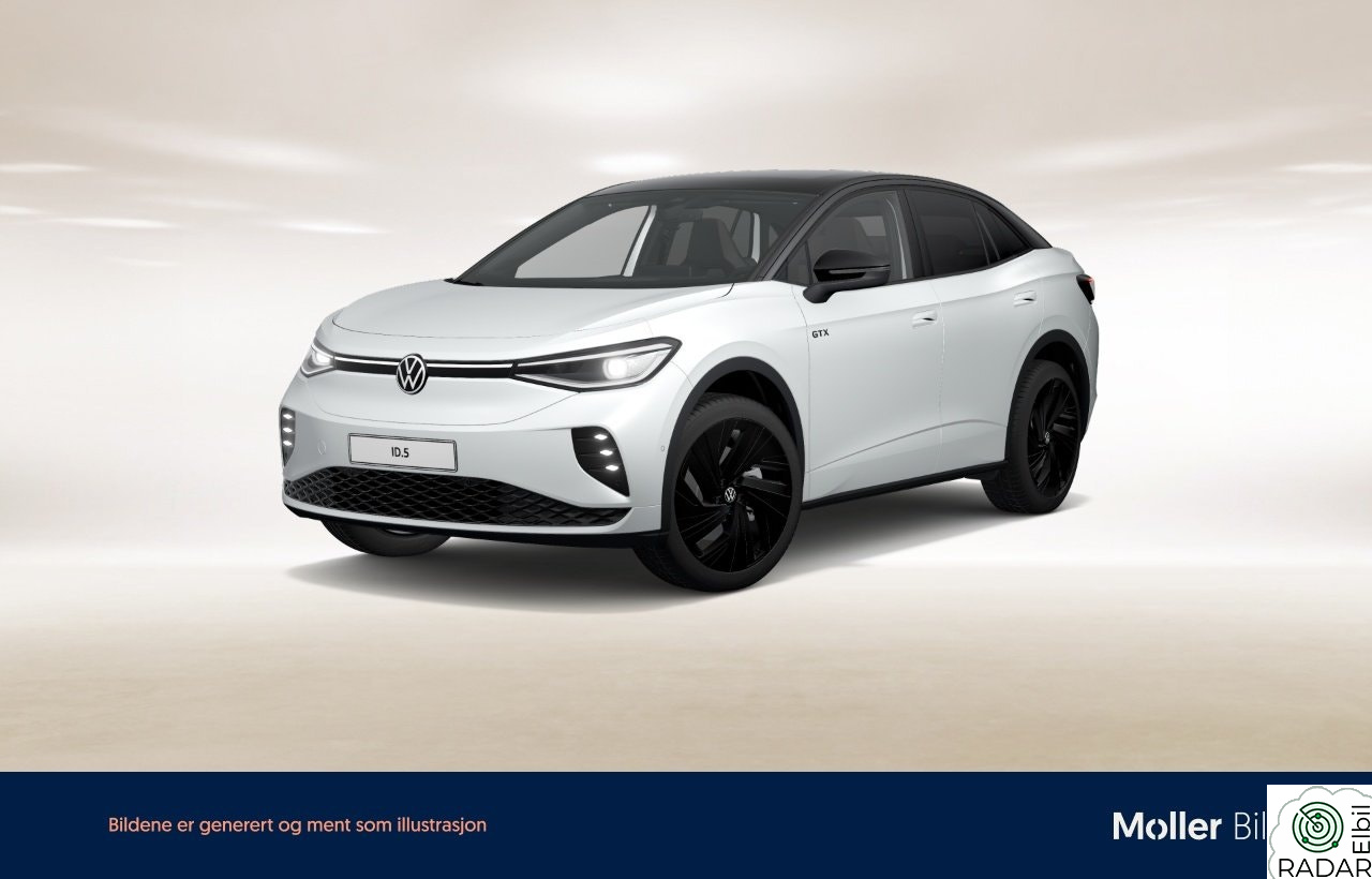 VOLKSWAGEN ID.5 GTX 220 KW 77kWh 299hk 4M - HUD, Pano, Top Sport+, 21", Matrix